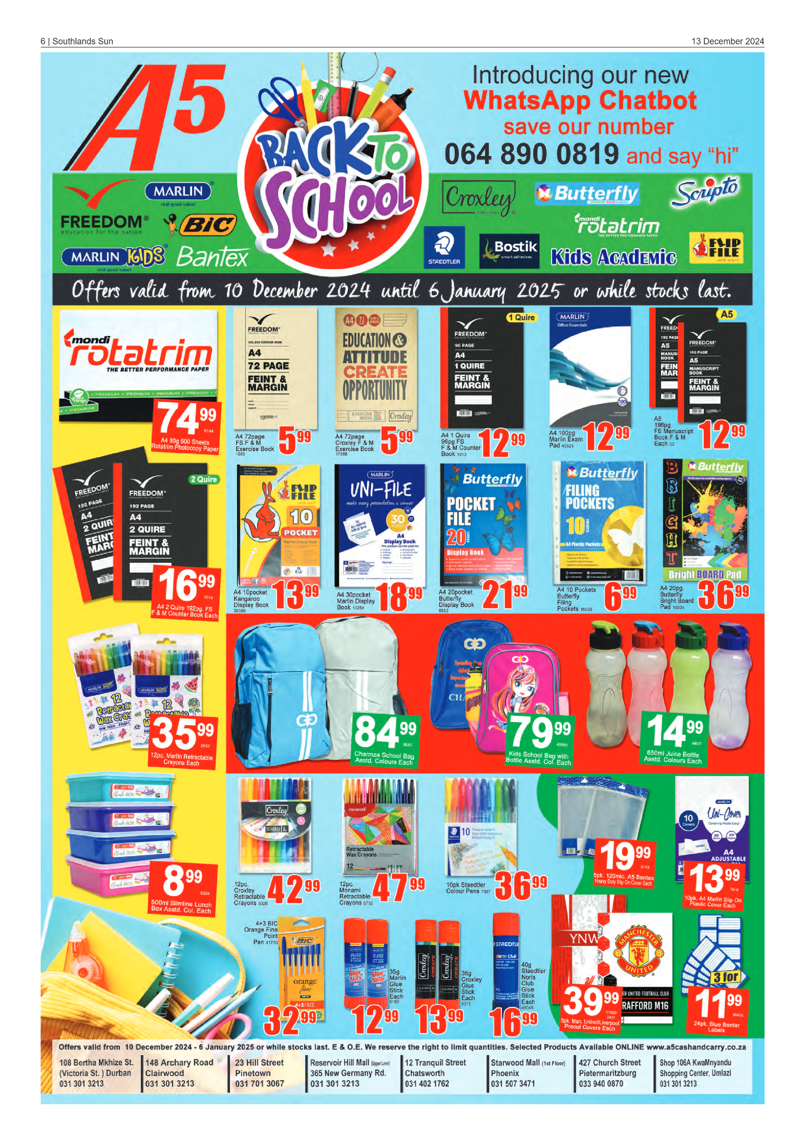 Southlands Sun 13 December 2024 page 6