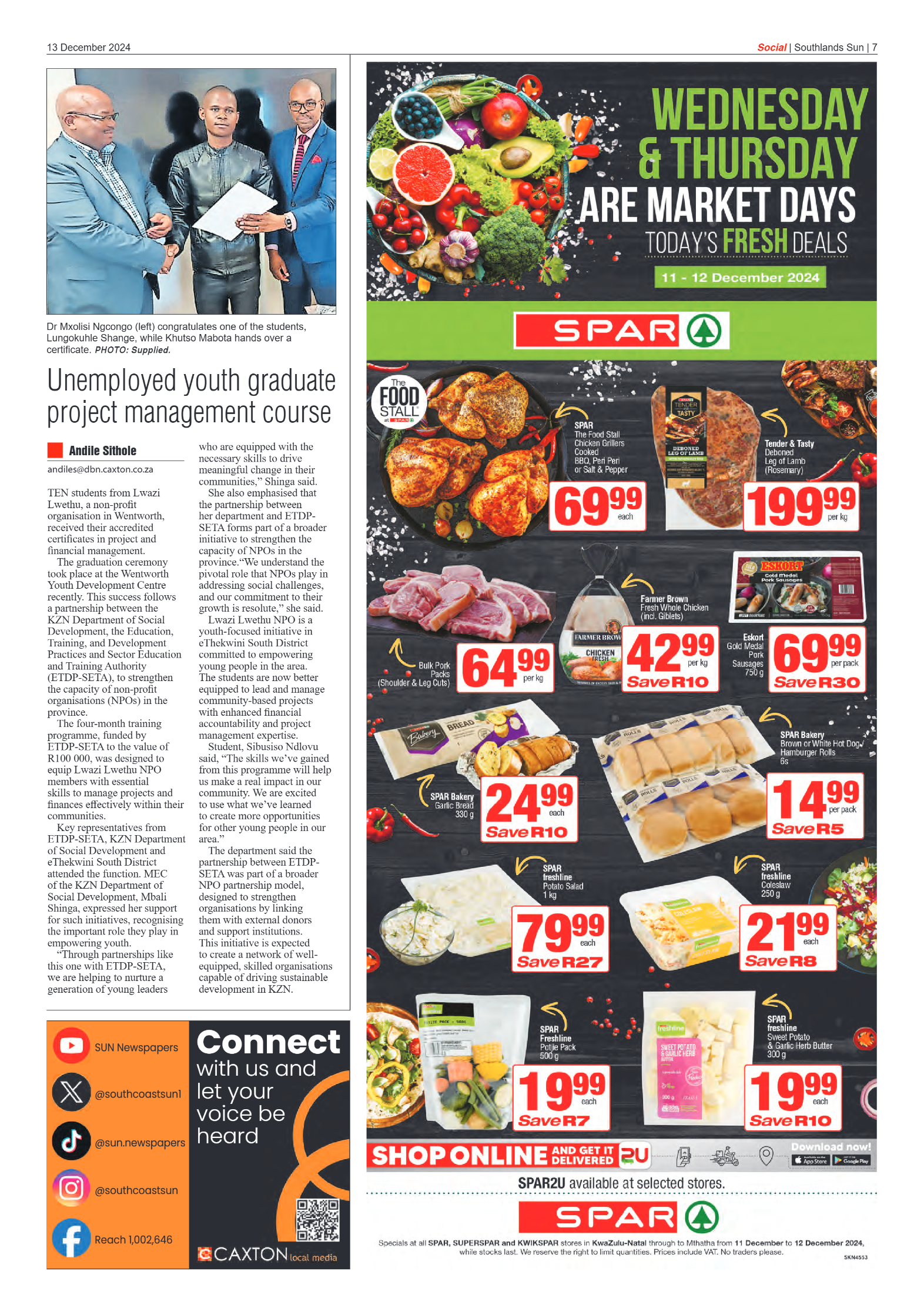 Southlands Sun 13 December 2024 page 7