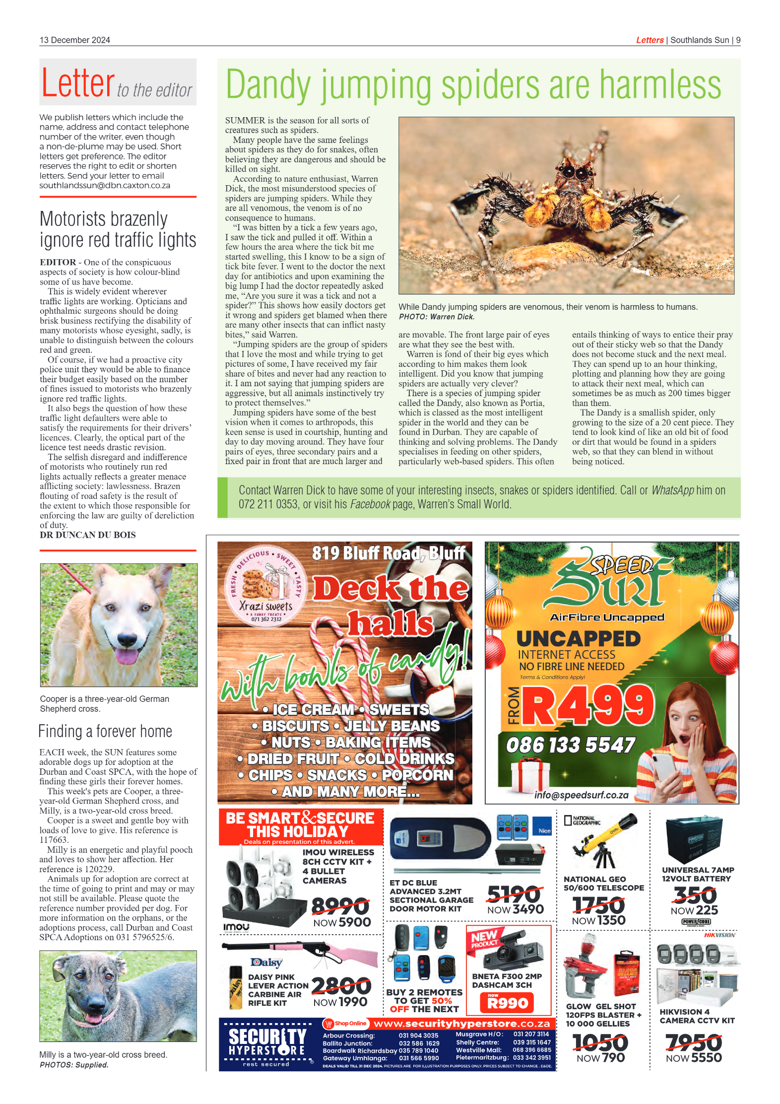 Southlands Sun 13 December 2024 page 9