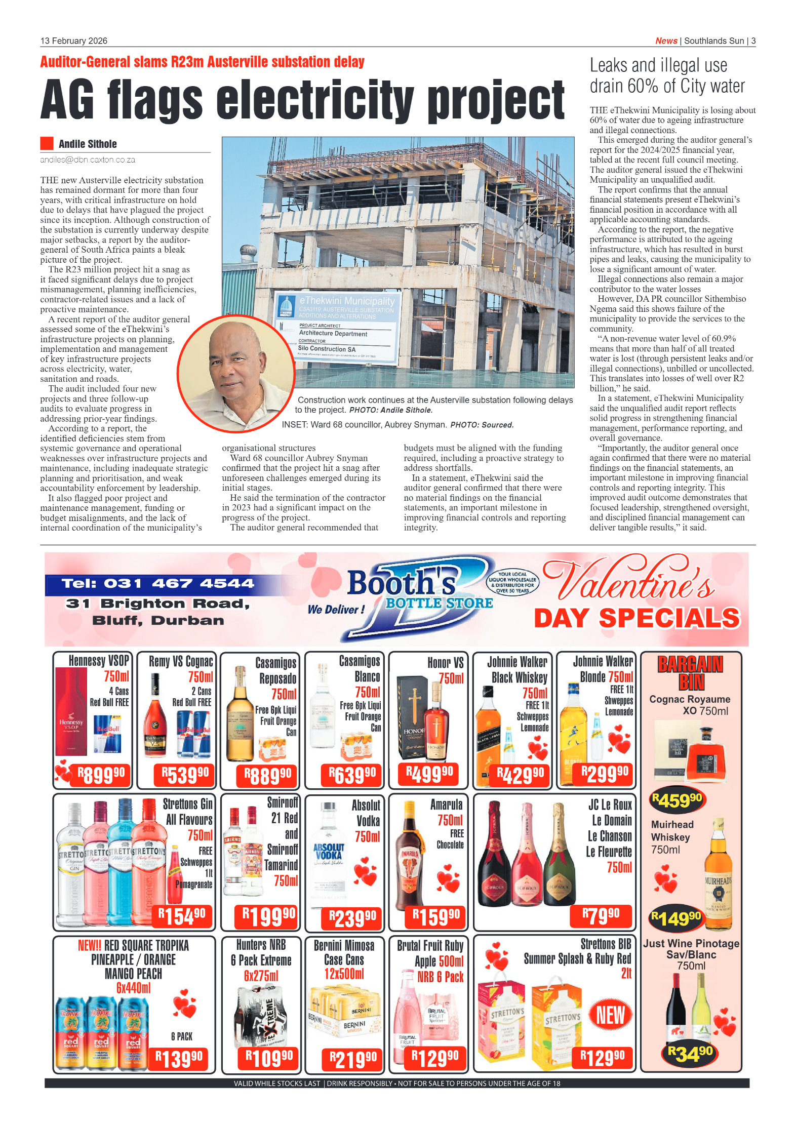 Southlands Sun 13 February 2026 page 3