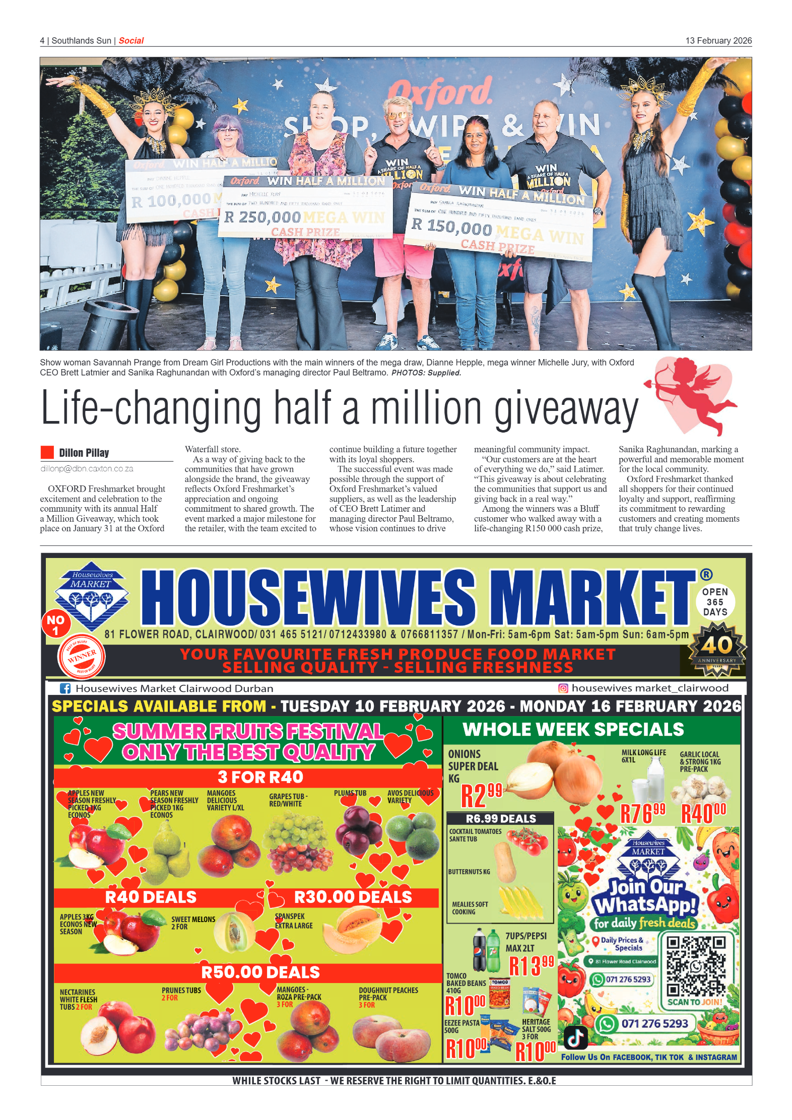 Southlands Sun 13 February 2026 page 4