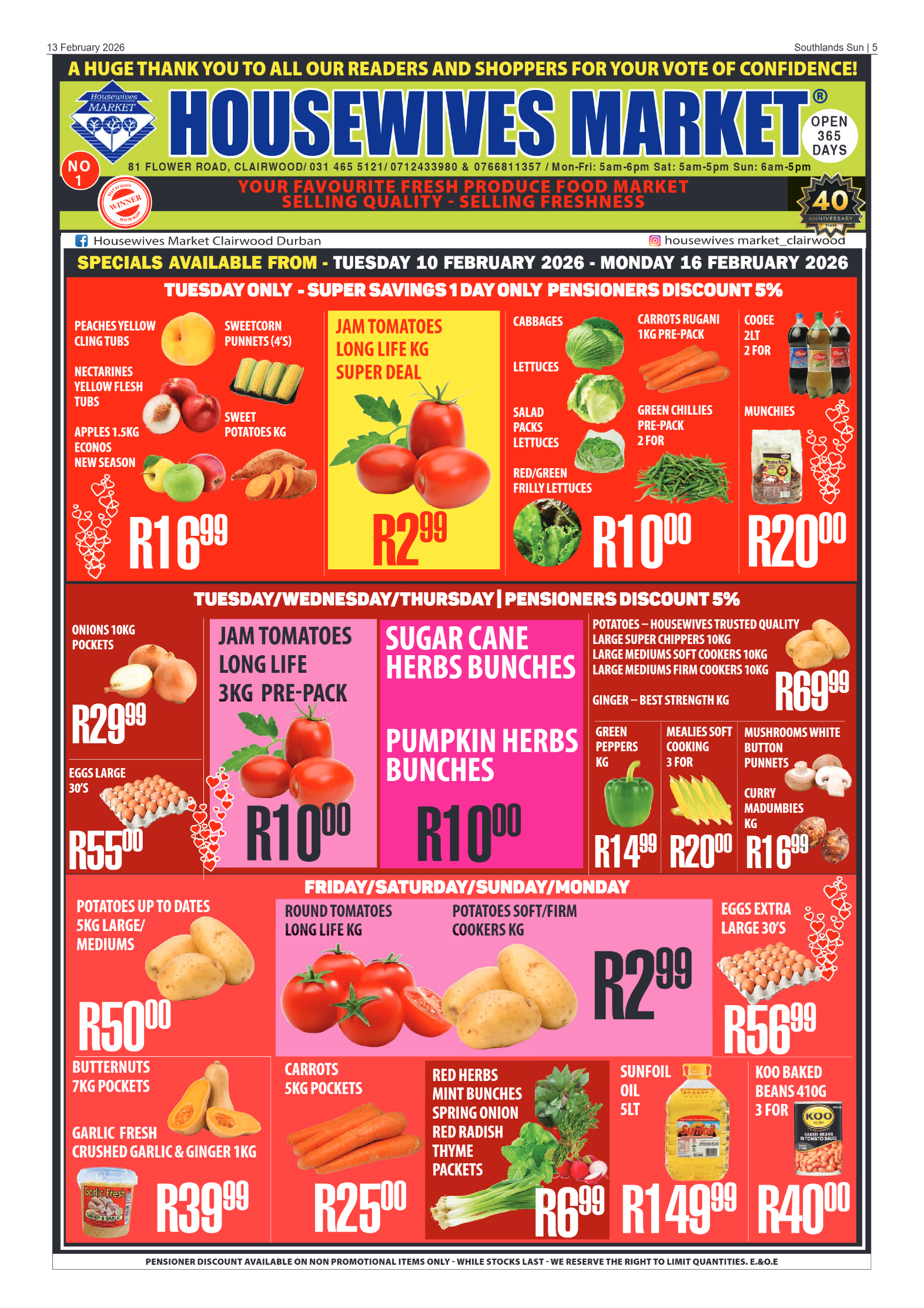 Southlands Sun 13 February 2026 page 5