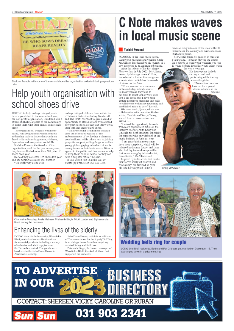 Southlands Sun 13 January 2023 page 6