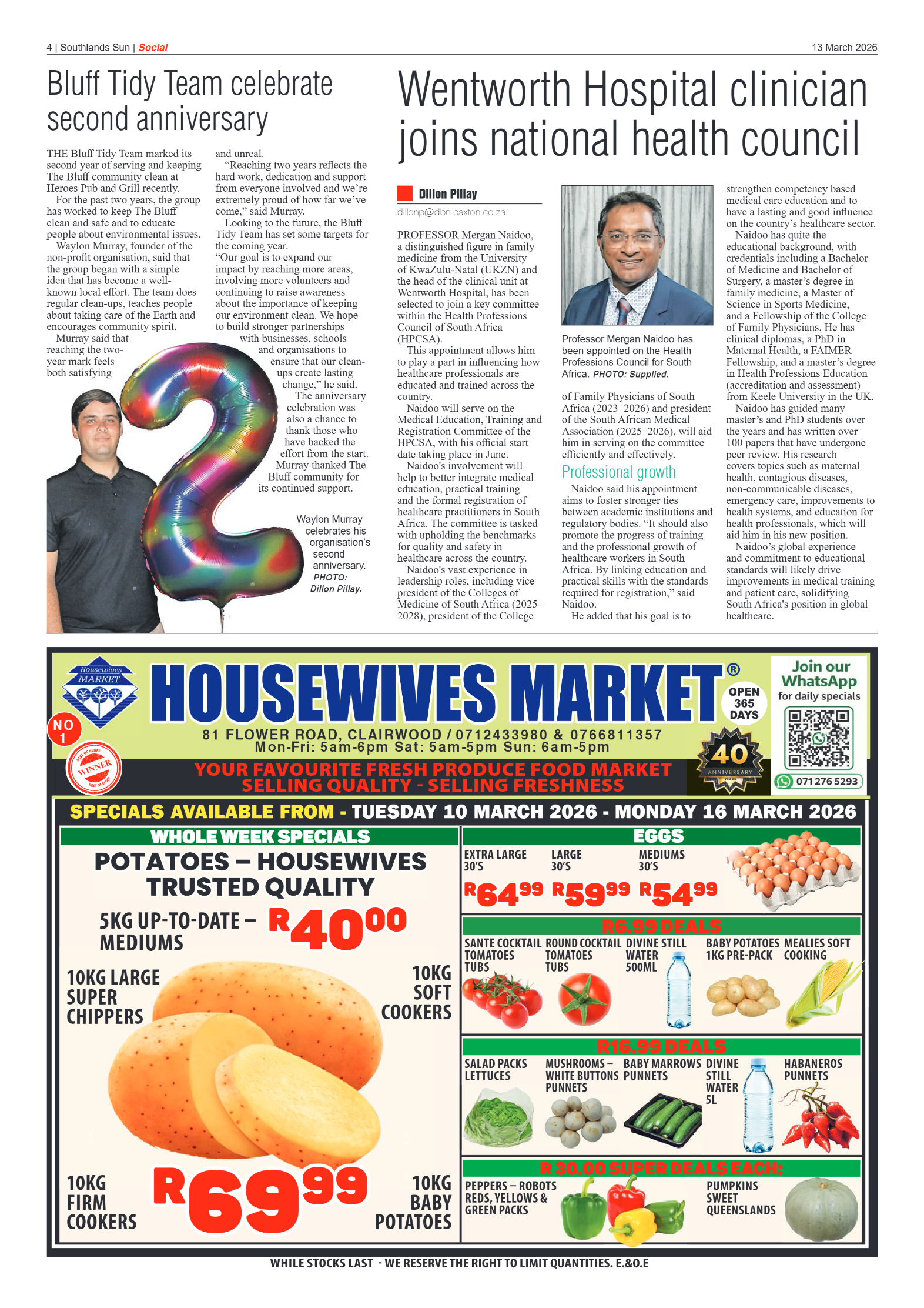 Southlands Sun 13 March 2026 page 4