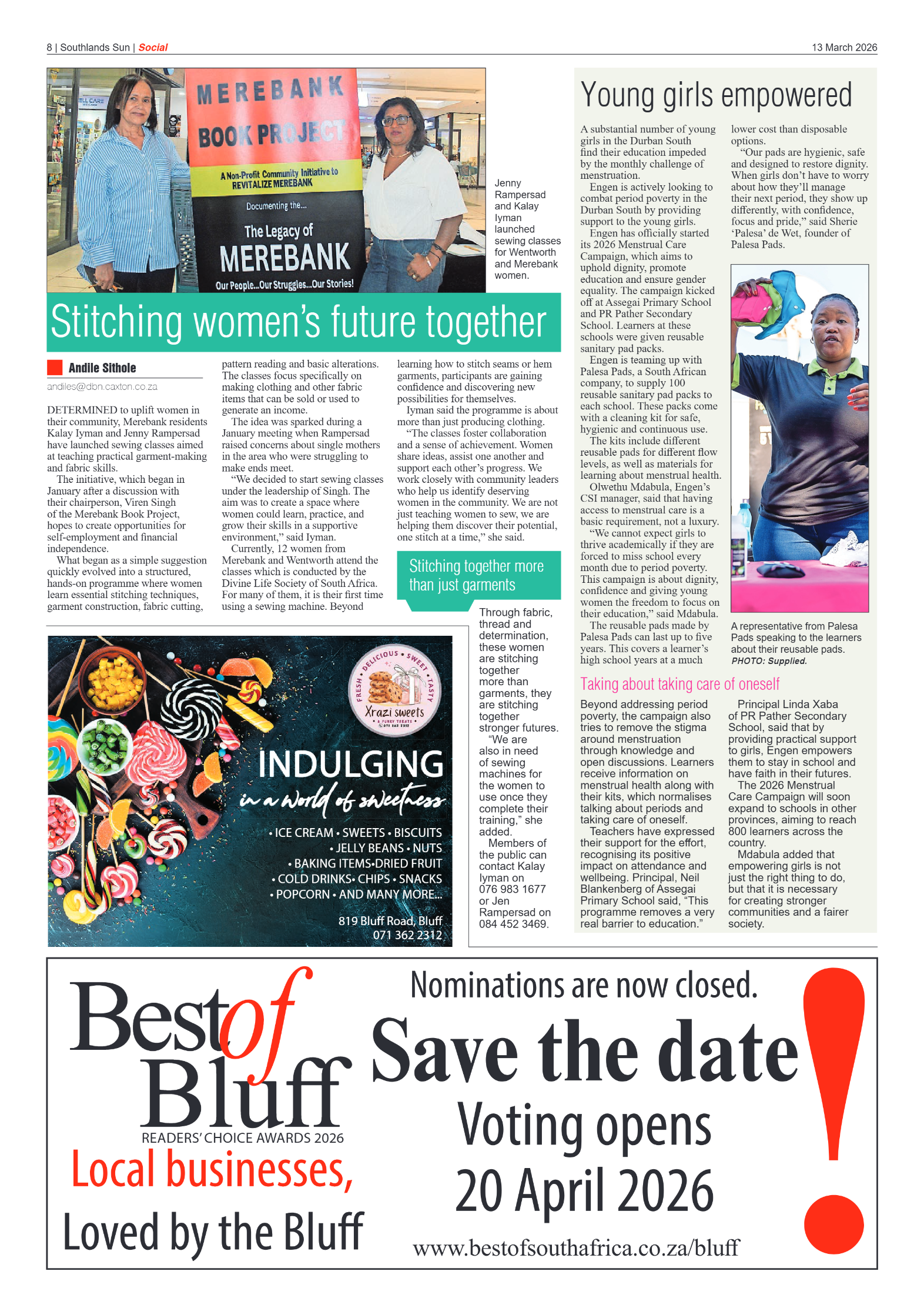 Southlands Sun 13 March 2026 page 8