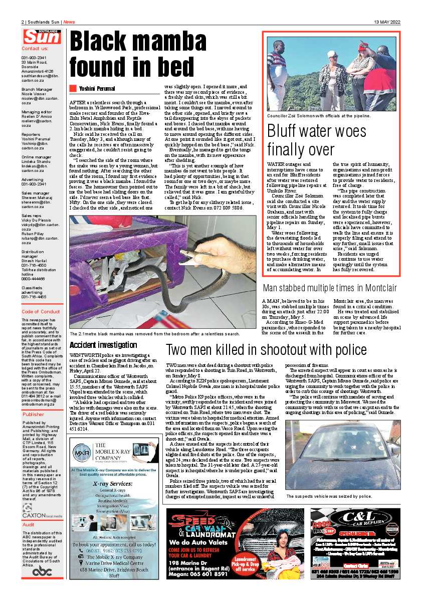 Southlands Sun 13 May 2022 page 2
