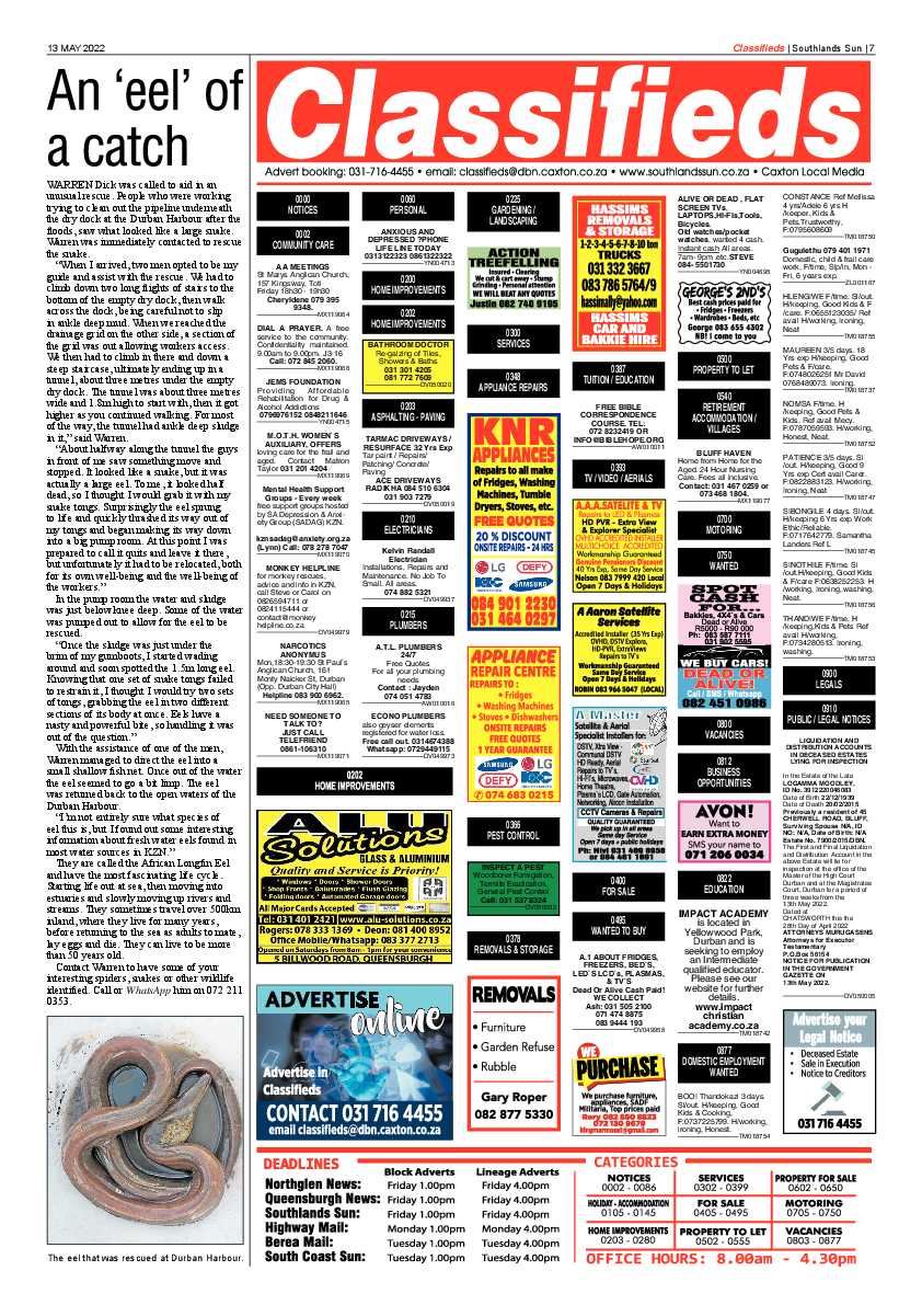 Southlands Sun 13 May 2022 page 7
