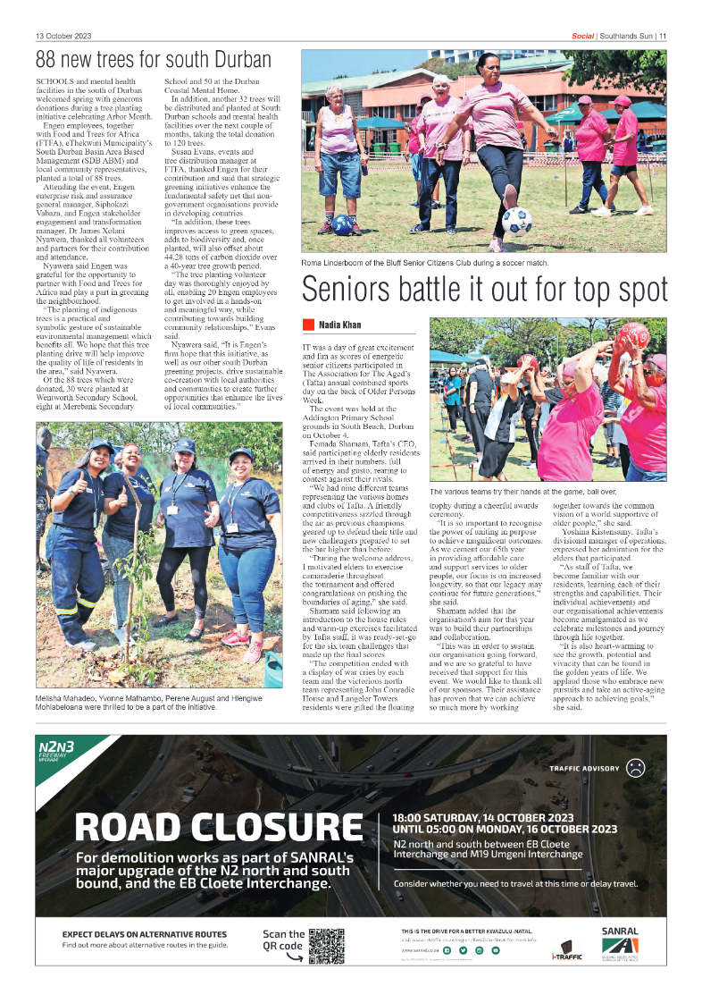 Southlands Sun 13 October 2023 page 11