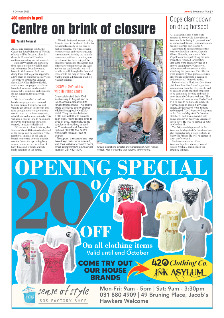 Southlands Sun 13 October 2023 page 3