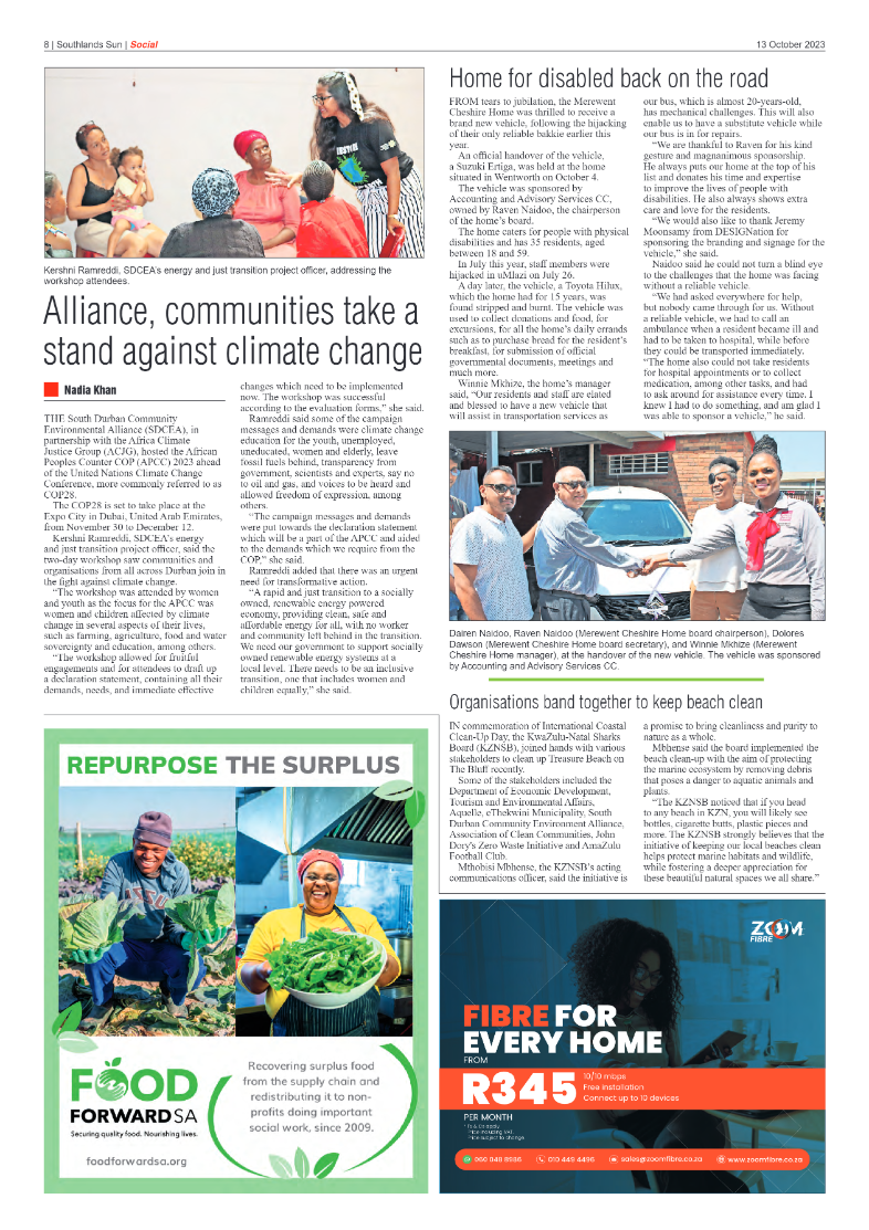 Southlands Sun 13 October 2023 page 8