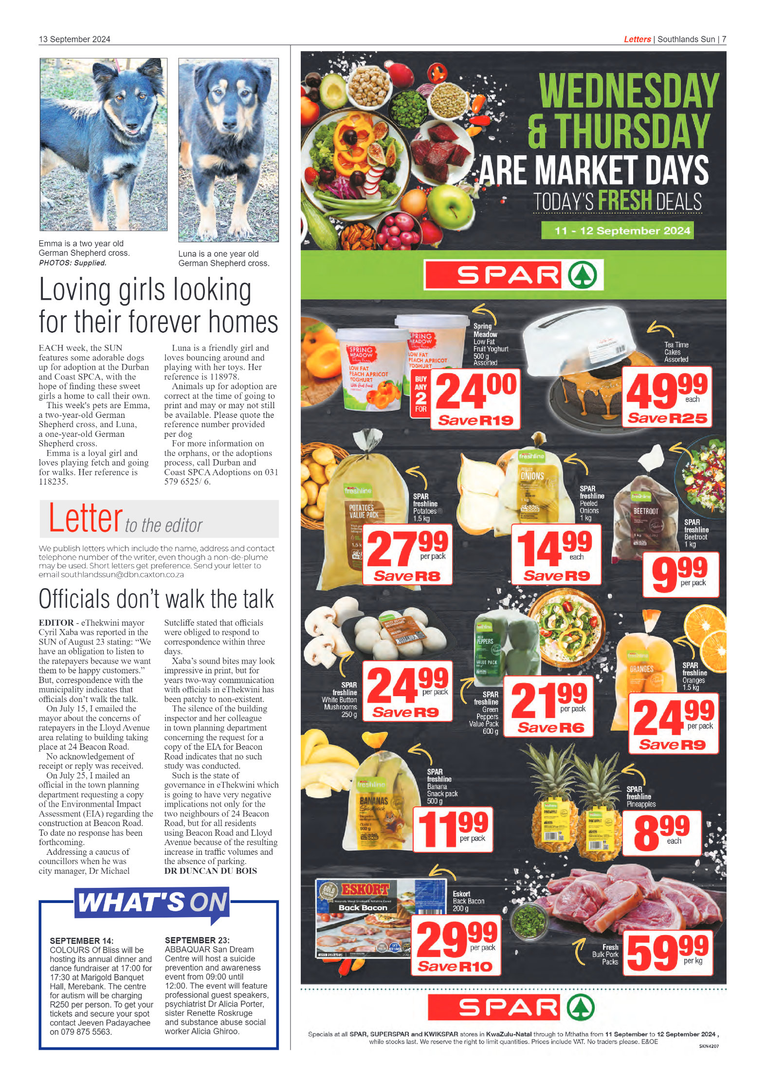 Southlands Sun 13 September 2024 page 7