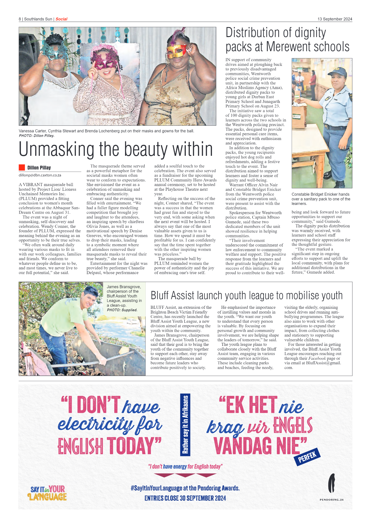 Southlands Sun 13 September 2024 page 8