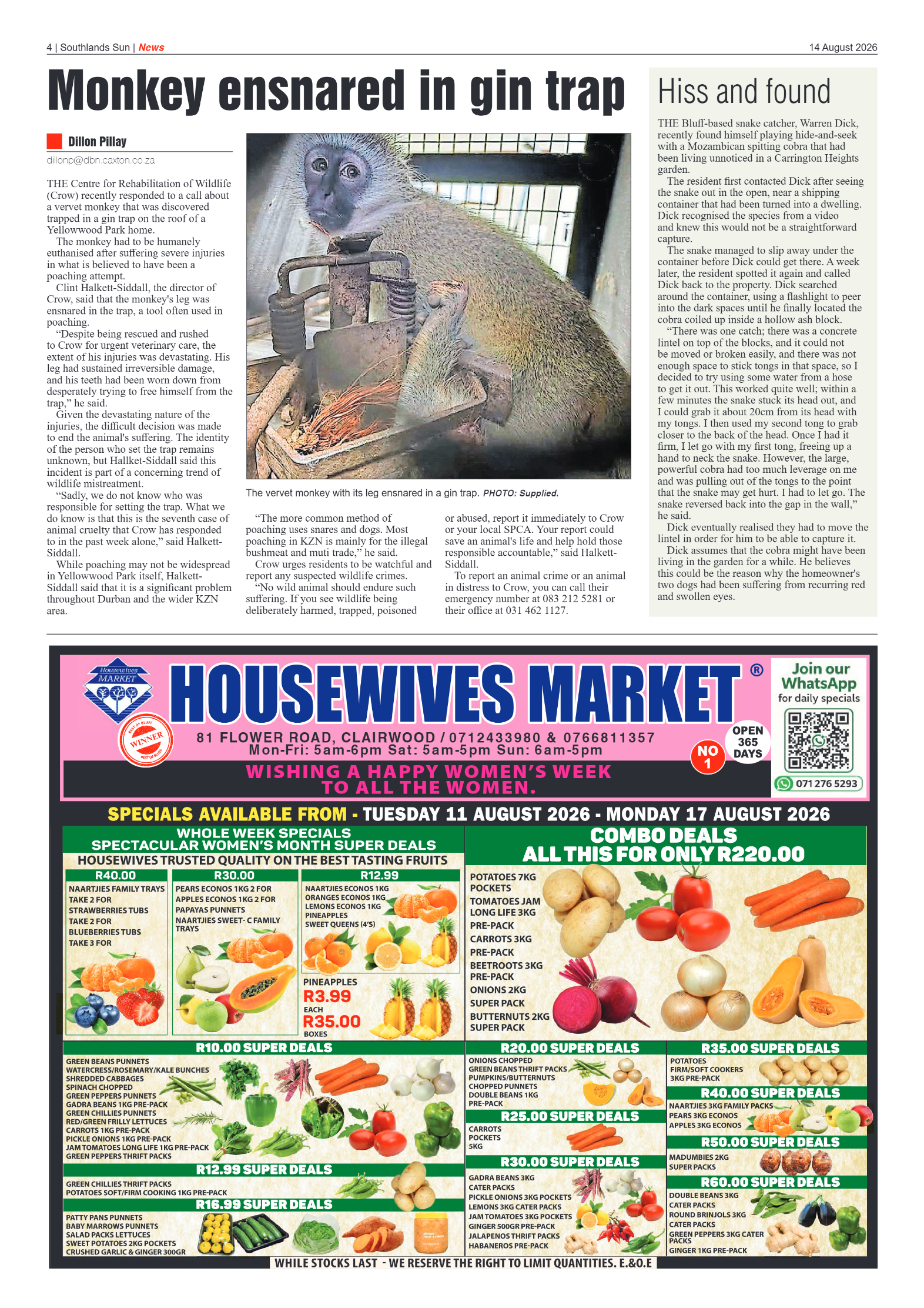 Southlands Sun 14 August 2026 page 4