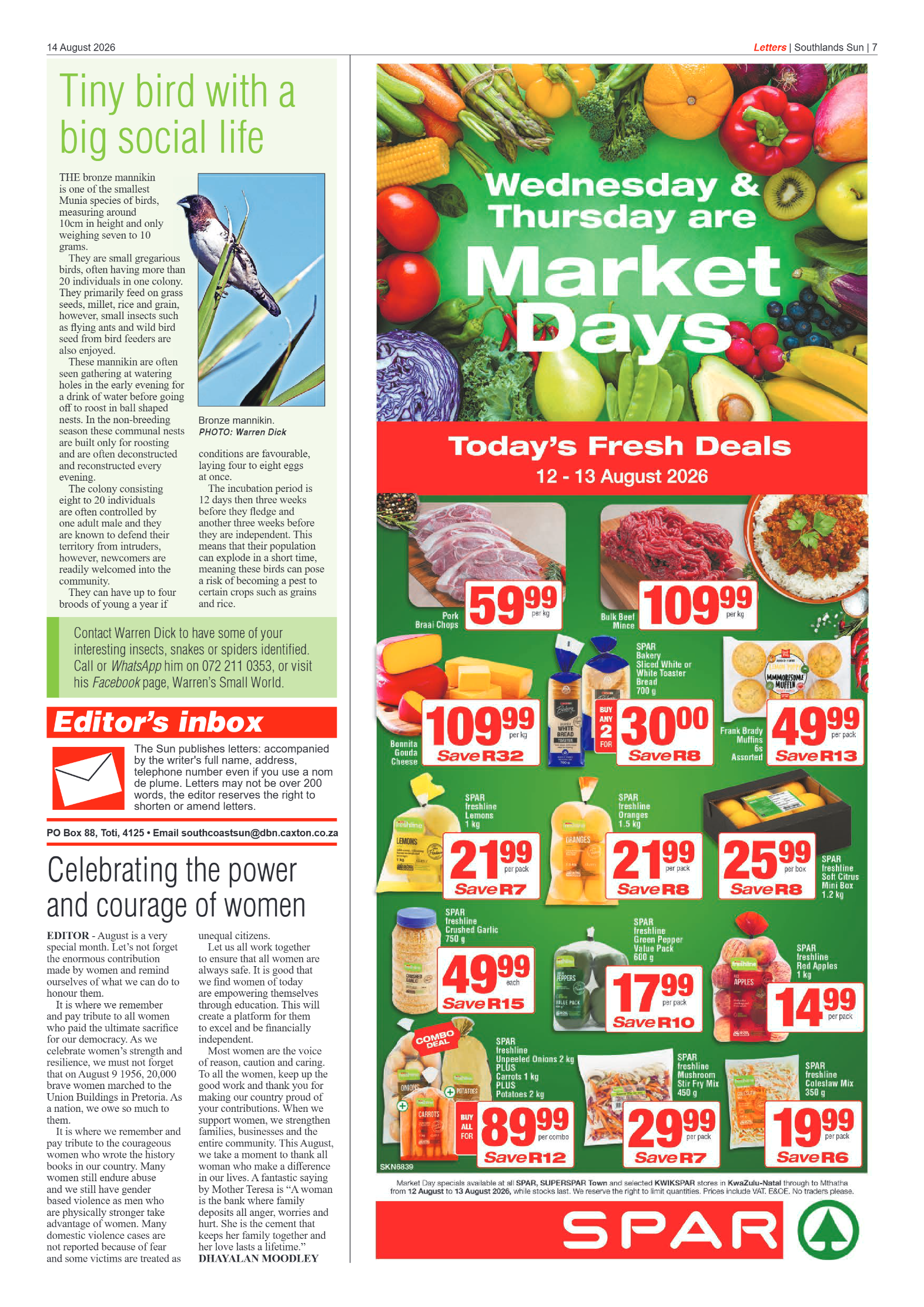 Southlands Sun 14 August 2026 page 7