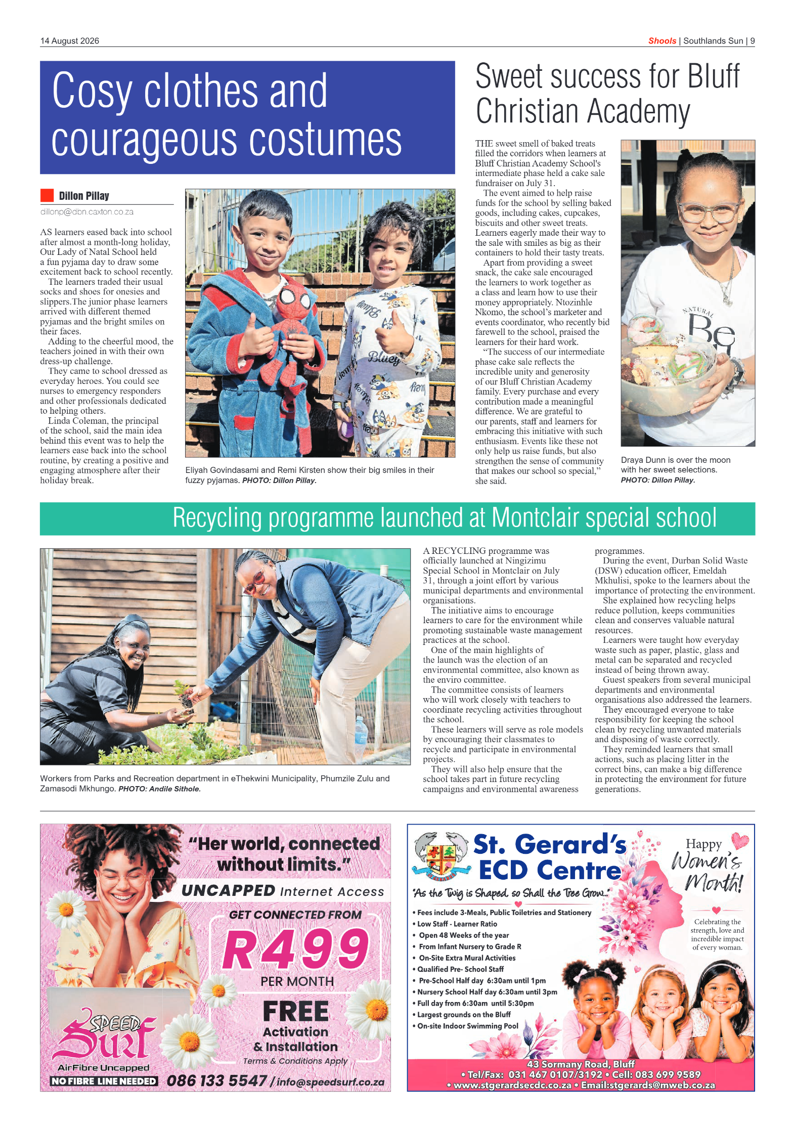 Southlands Sun 14 August 2026 page 9