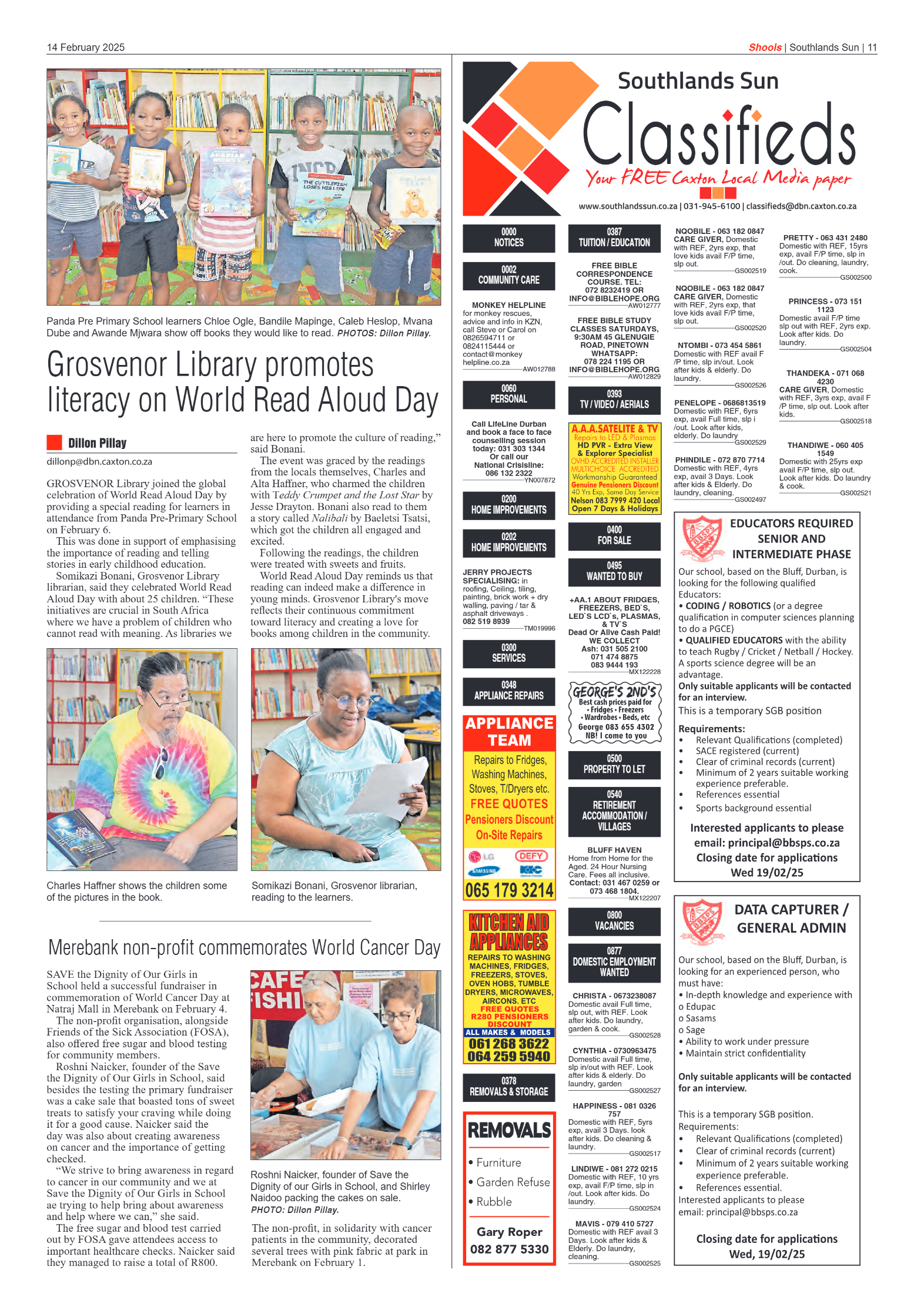Southlands Sun 14 February 2025 page 11