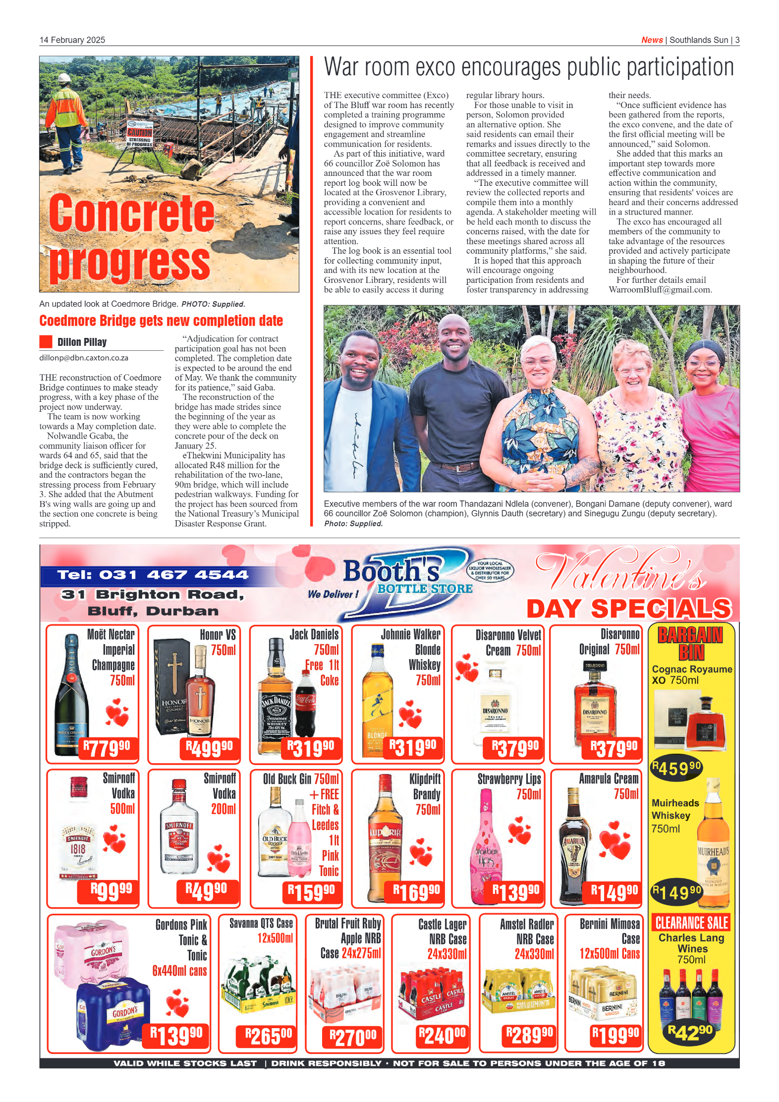 Southlands Sun 14 February 2025 page 3