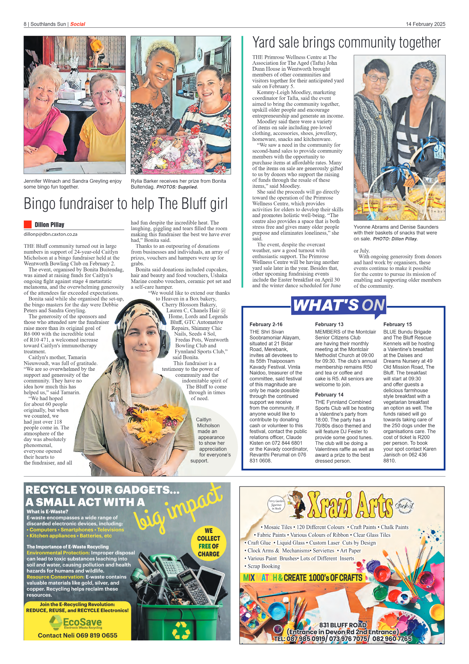 Southlands Sun 14 February 2025 page 8