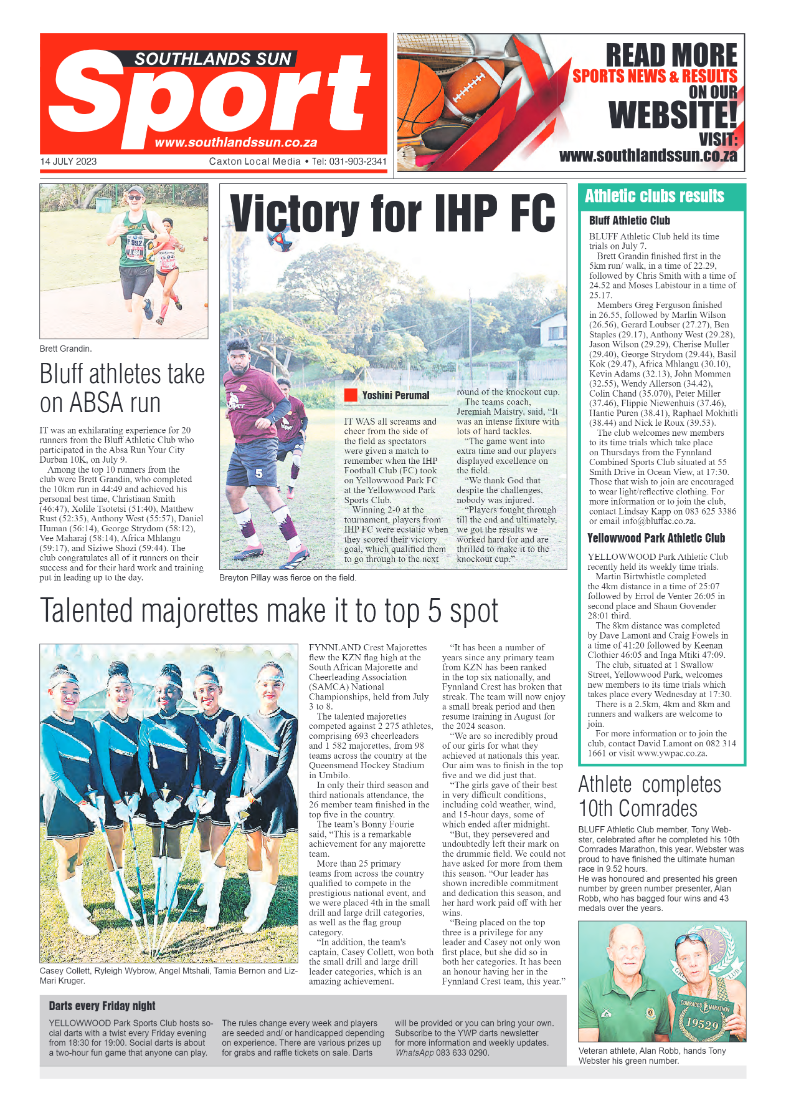 Southlands Sun 14 July 2023 page 12