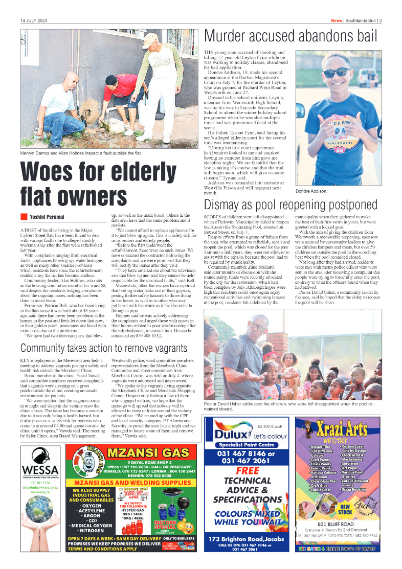 Southlands Sun 14 July 2023 page 3