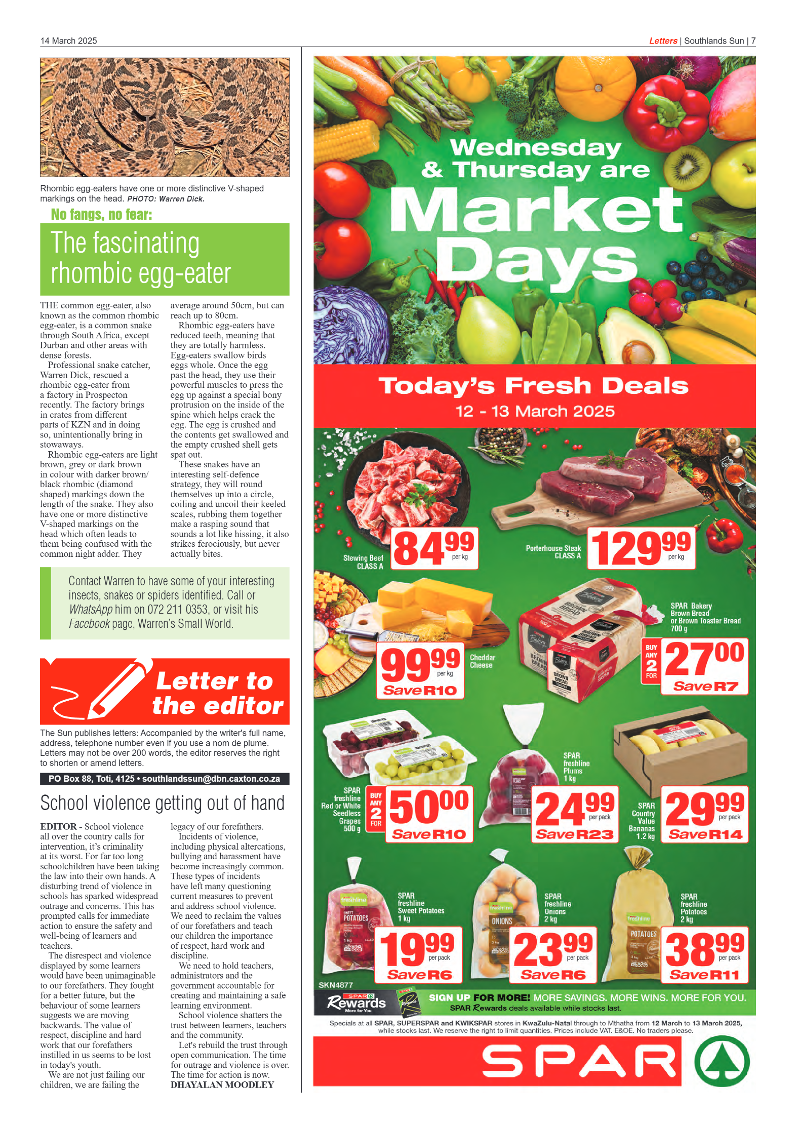 Southlands Sun 14 March 2025 page 7