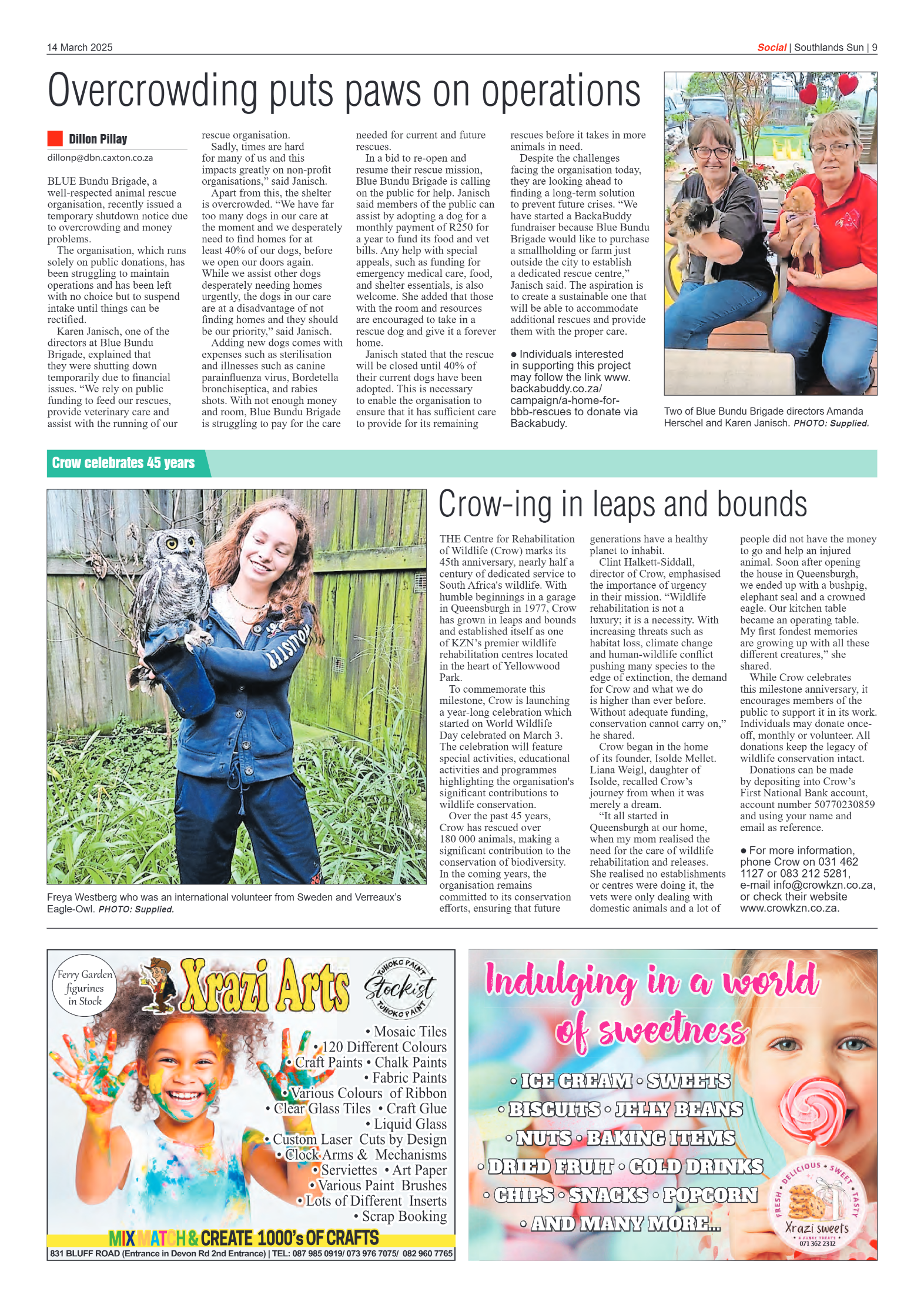 Southlands Sun 14 March 2025 page 9