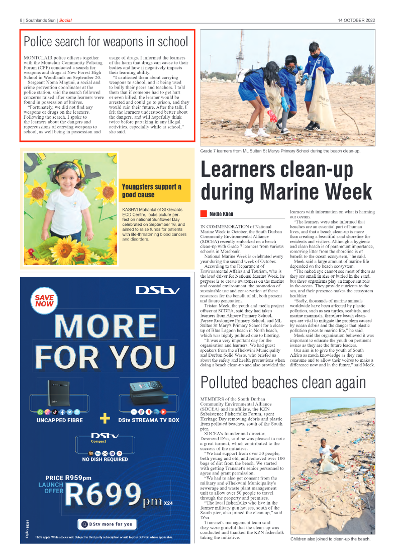 Southlands Sun 14 October 2022 page 8