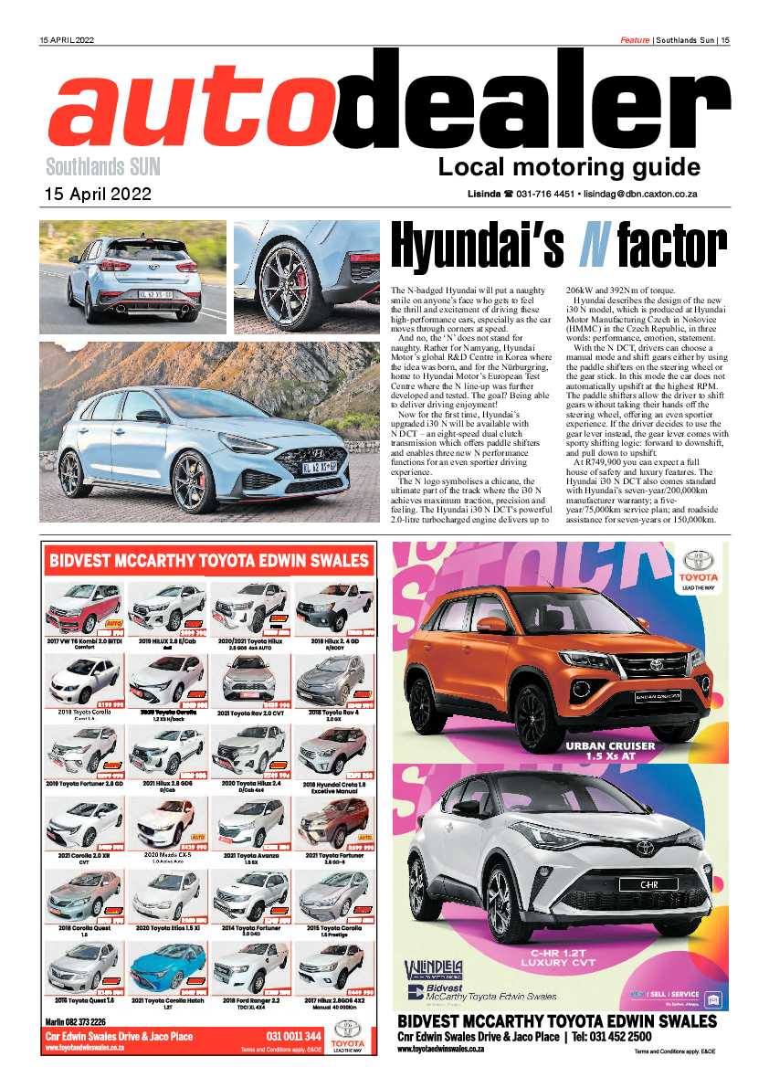 Southlands Sun 15 April 2022 page 15