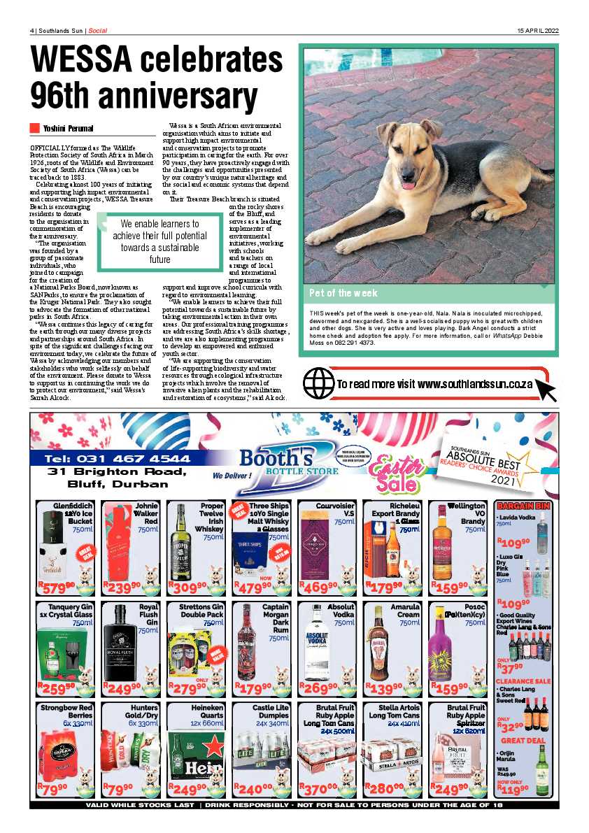 Southlands Sun 15 April 2022 page 4
