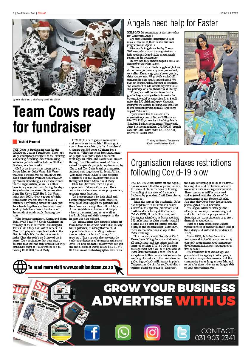 Southlands Sun 15 April 2022 page 8