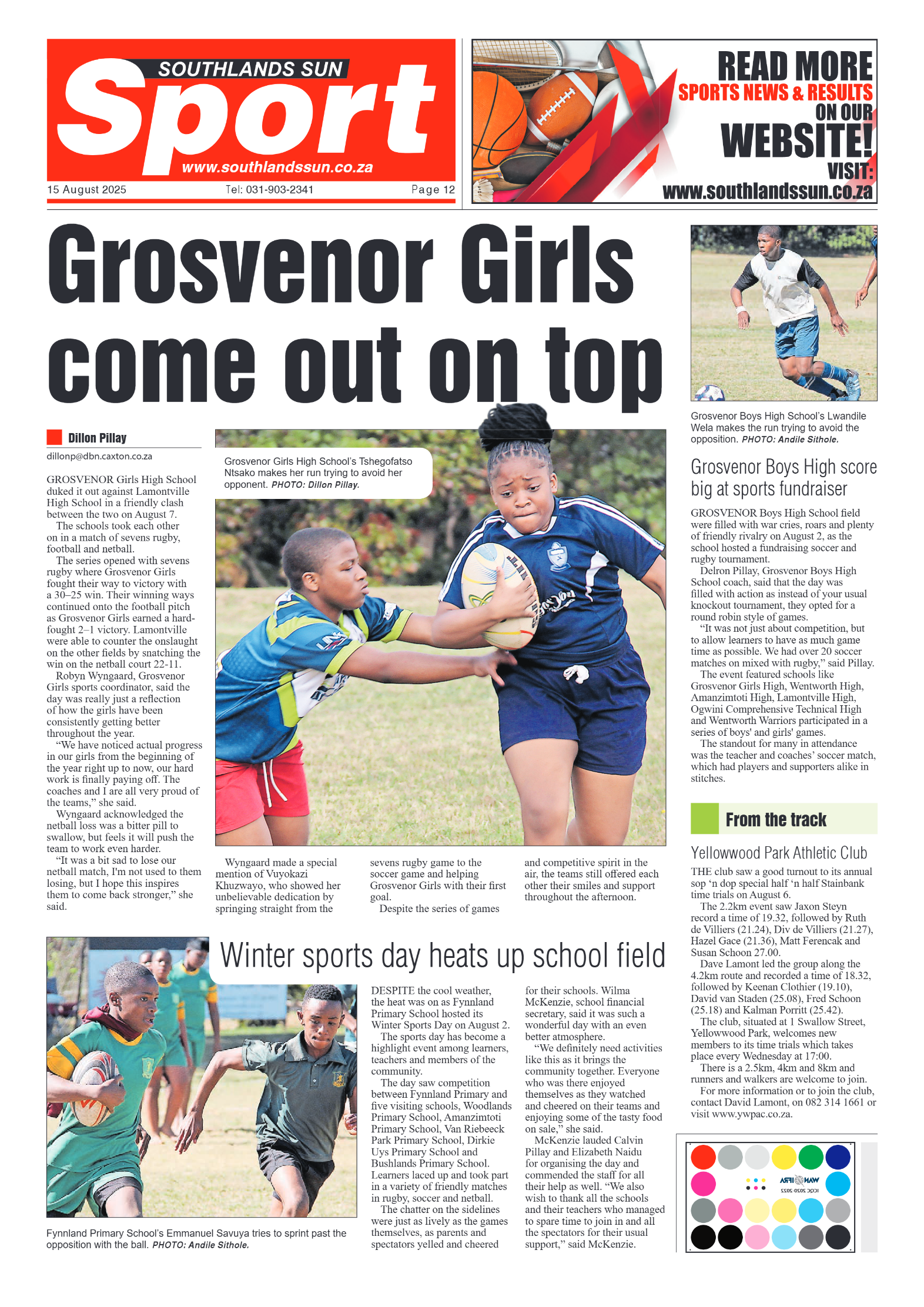Southlands sun 15 August 2025 page 12