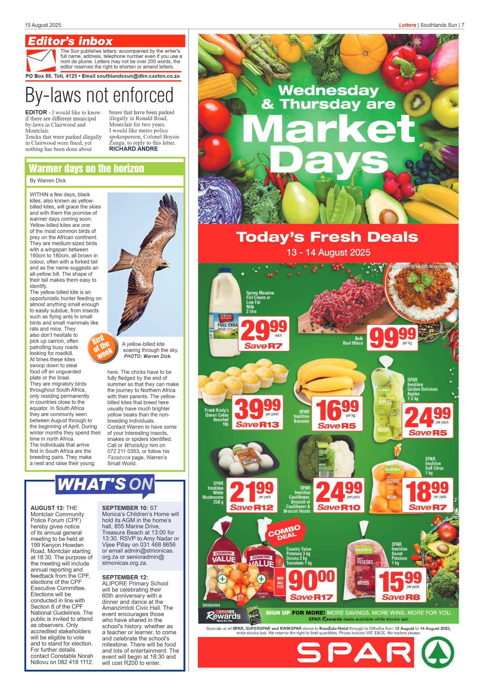 Southlands sun 15 August 2025 page 7