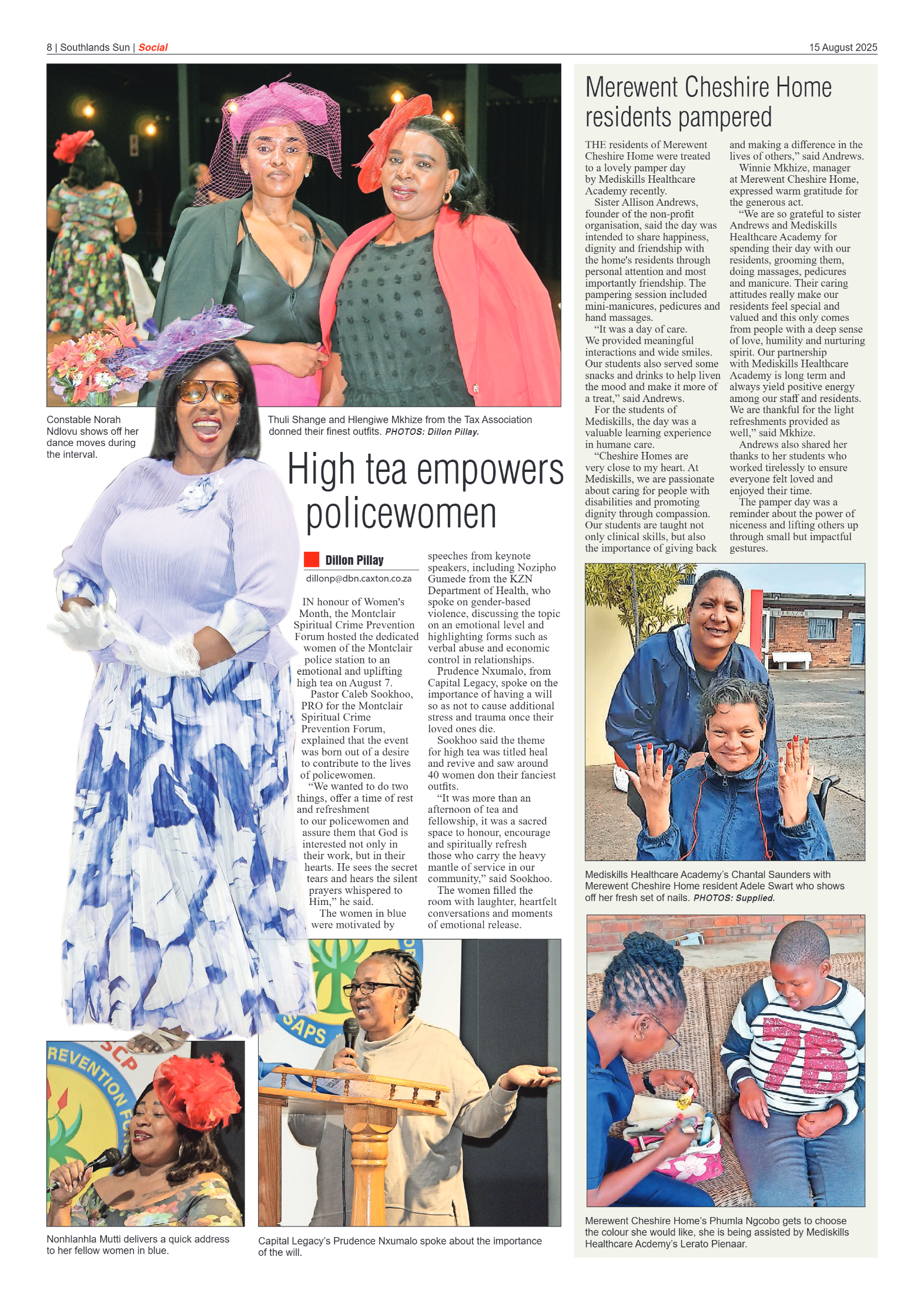 Southlands sun 15 August 2025 page 8