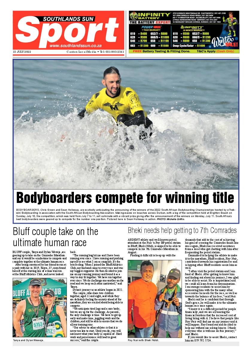 Southlands Sun 15 July 2022 page 12