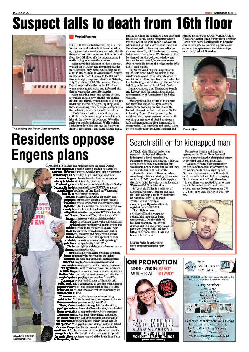 Southlands Sun 15 July 2022 page 3