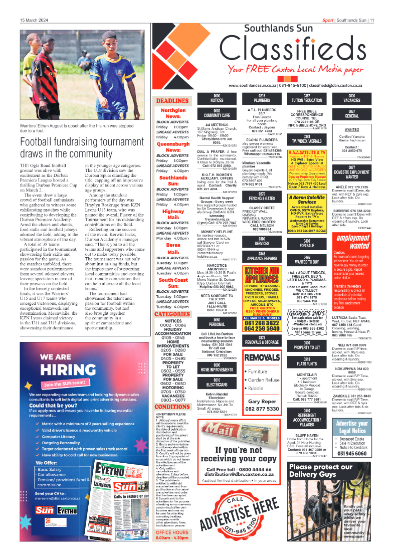Southlands Sun 15 March 2024 page 11