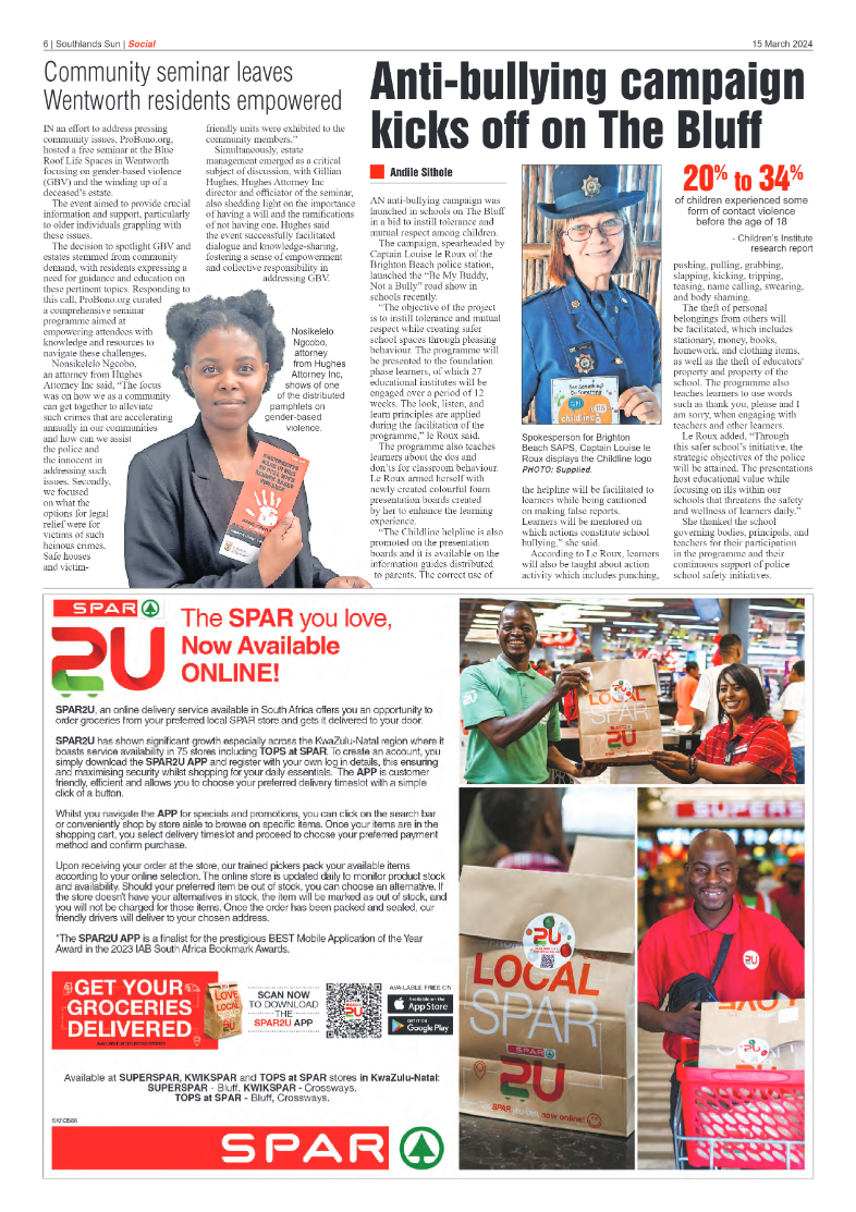 Southlands Sun 15 March 2024 page 6