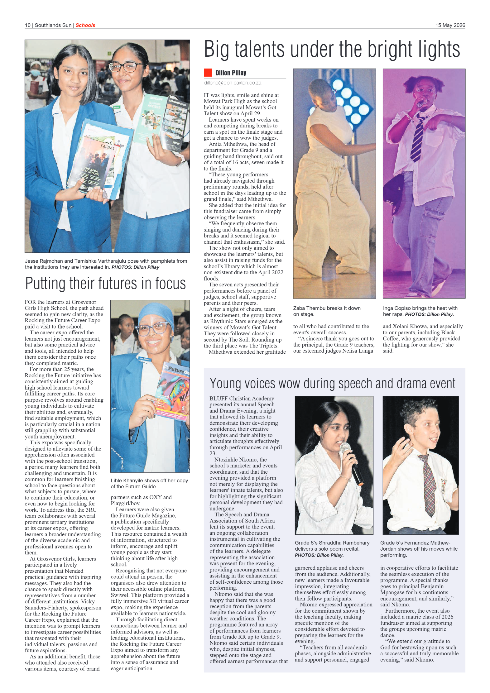 Southlands Sun 15 May 2026 page 10
