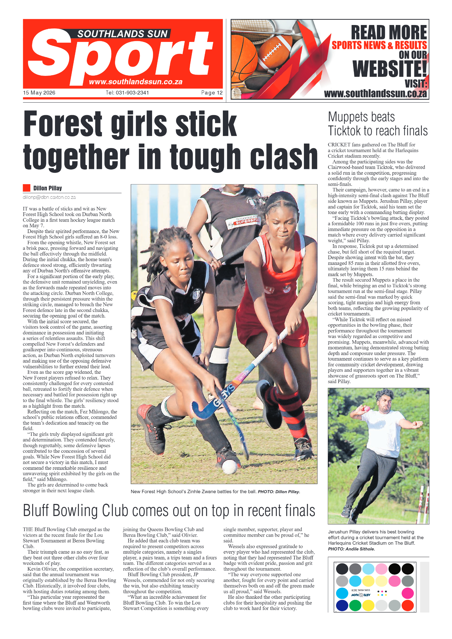 Southlands Sun 15 May 2026 page 12