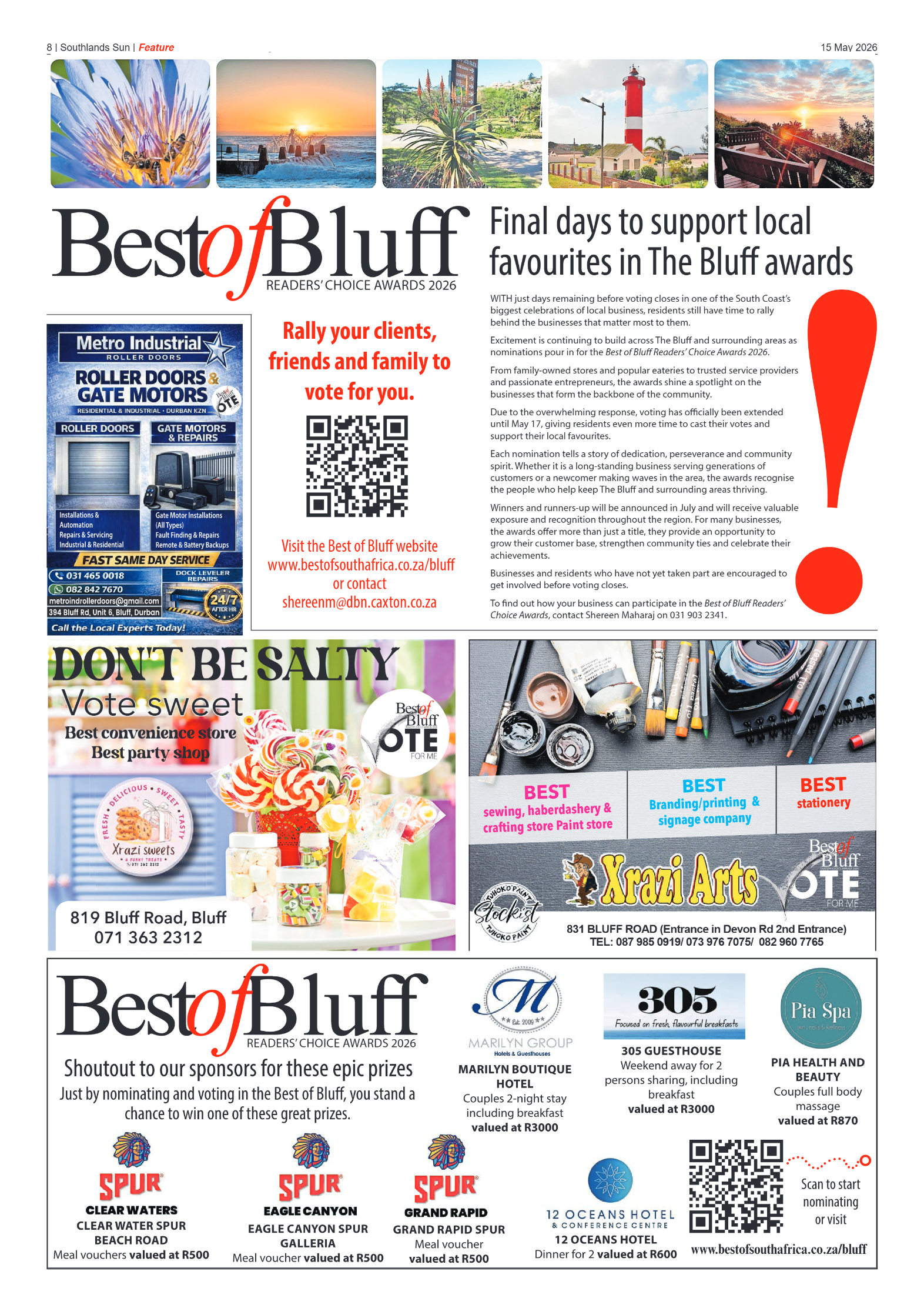 Southlands Sun 15 May 2026 page 8
