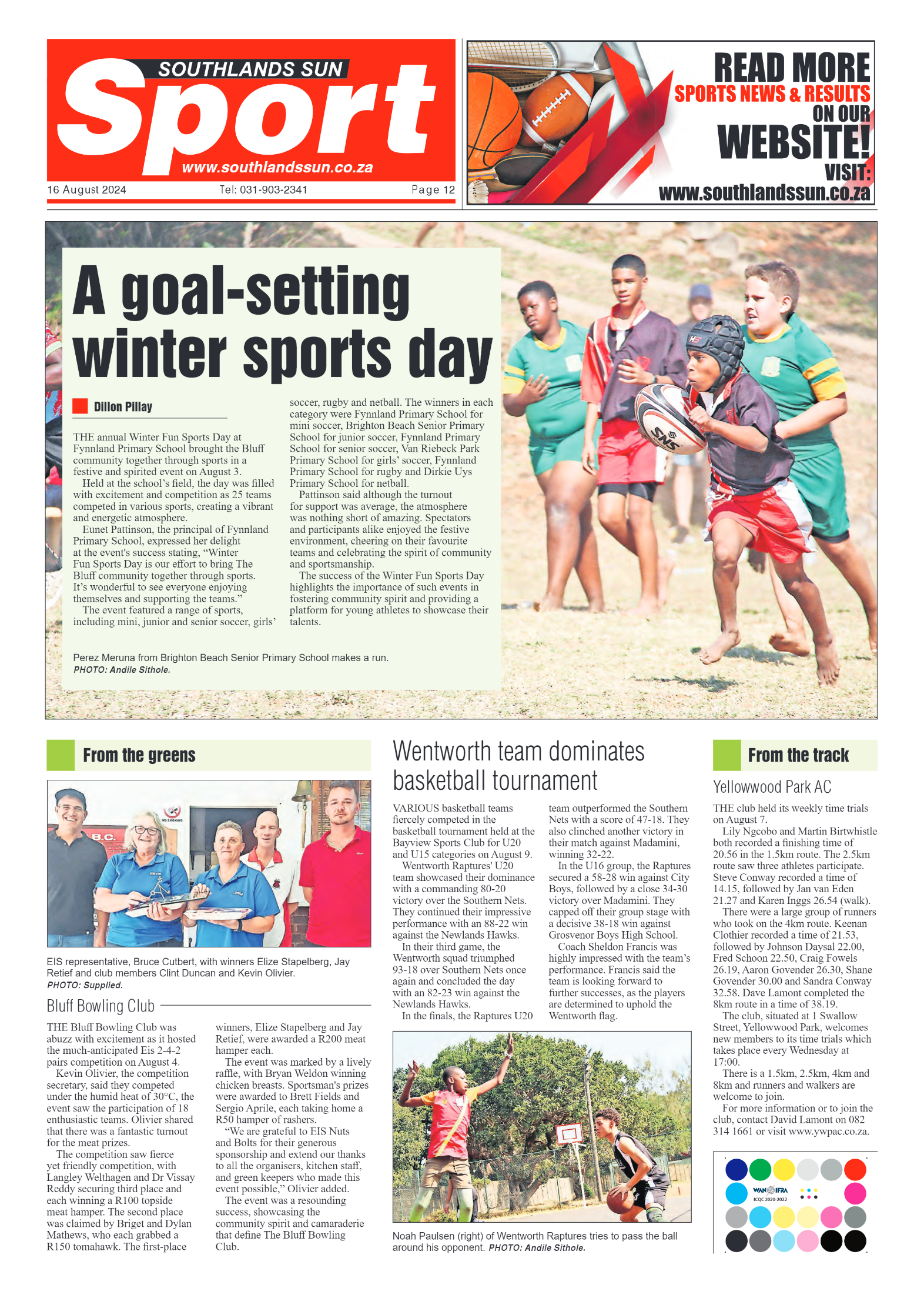 Southlands Sun 16 August 2024 page 12