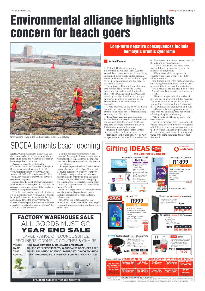 Southlands Sun 16 December 2022 page 3