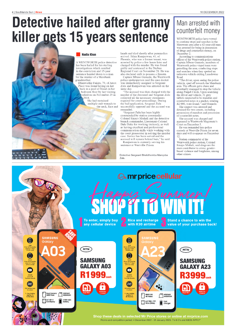 Southlands Sun 16 December 2022 page 4