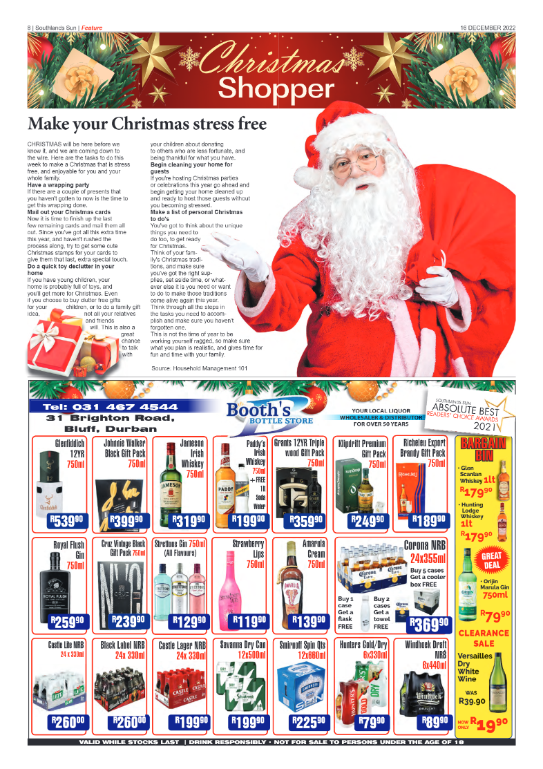 Southlands Sun 16 December 2022 page 8