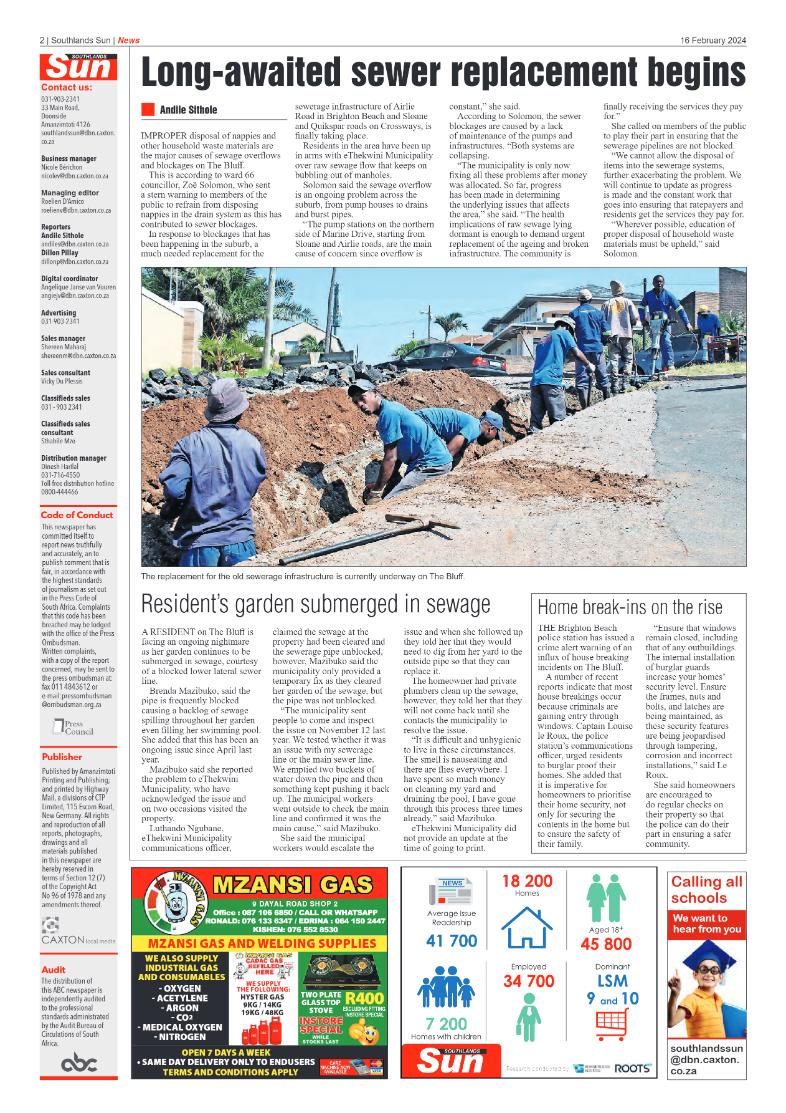 Southlands Sun 16 February 2024 page 2