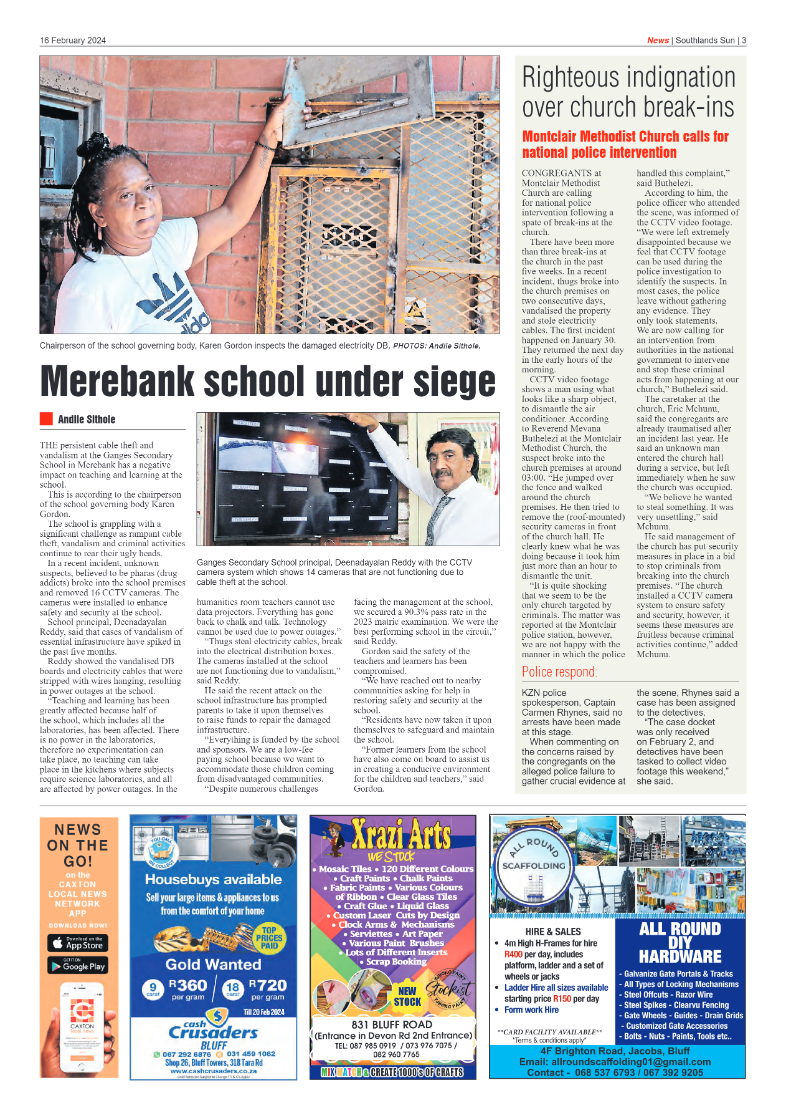 Southlands Sun 16 February 2024 page 3