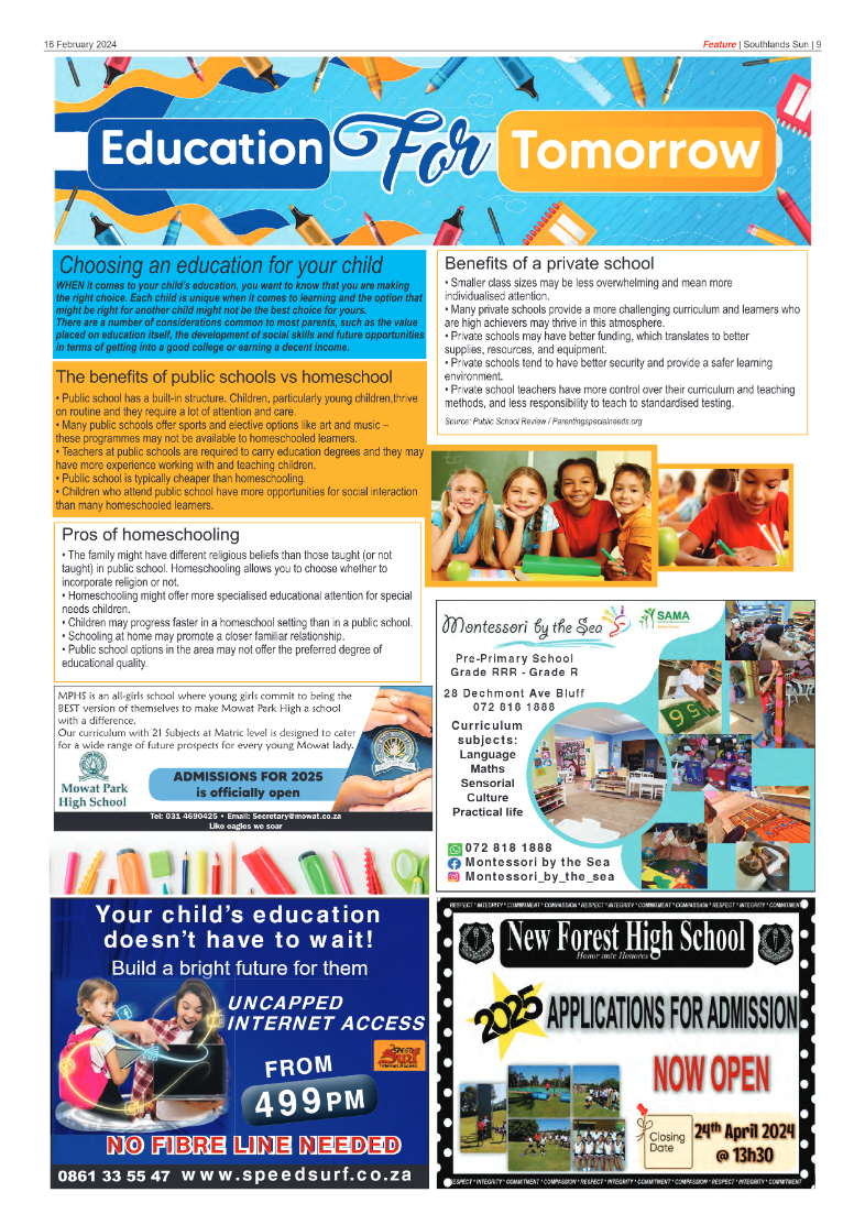 Southlands Sun 16 February 2024 page 9