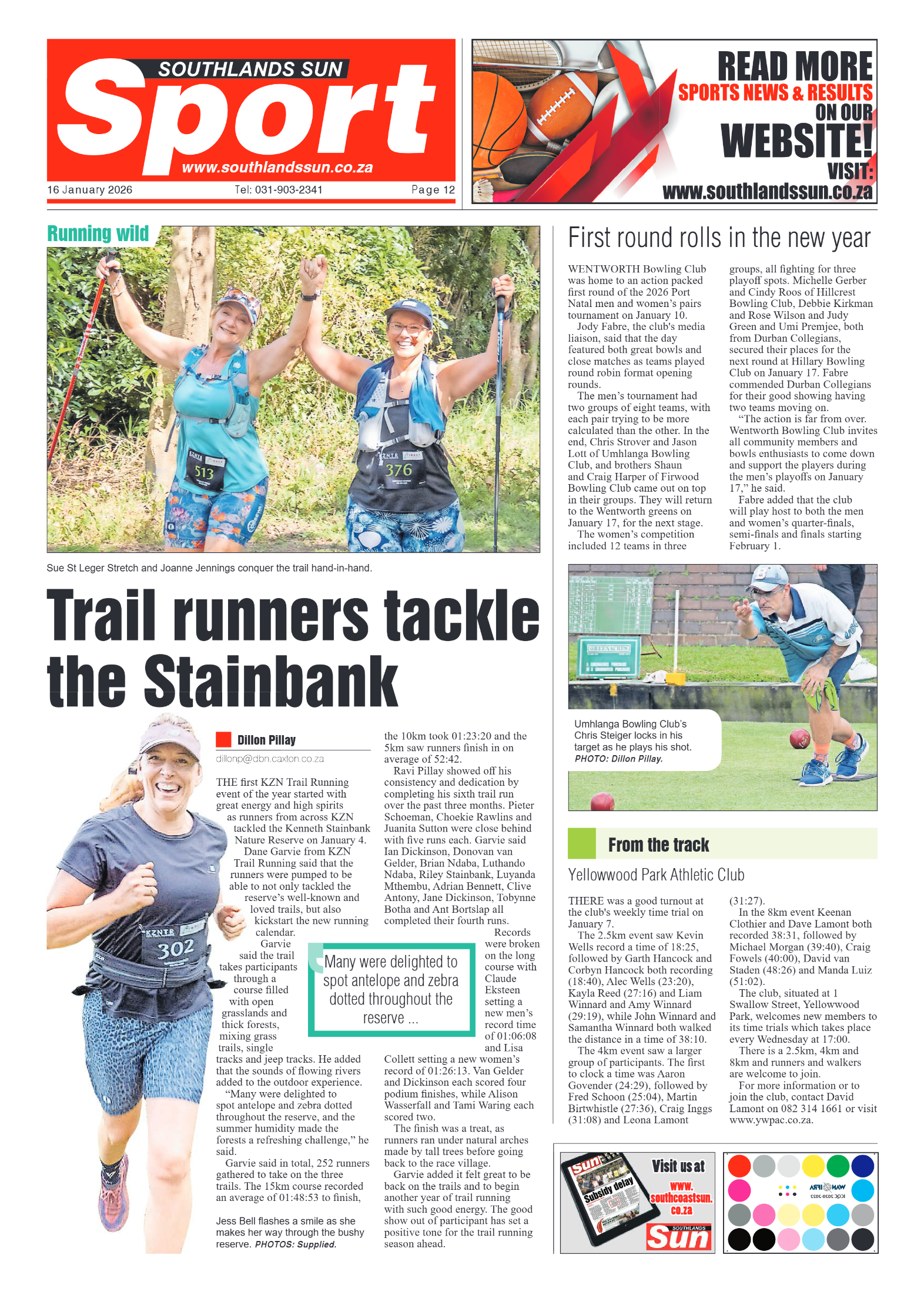 Southlands Sun 16 January 2026 page 12