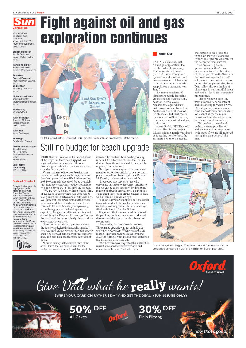 Southlands Sun 16 June 2023 page 2
