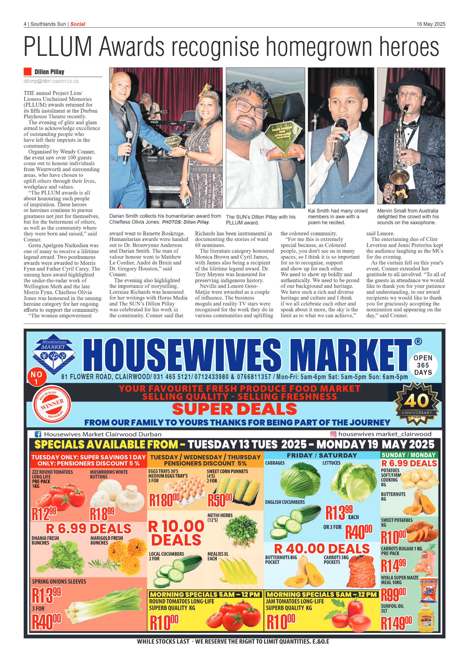 Southlands Sun 16 May 2025 page 4